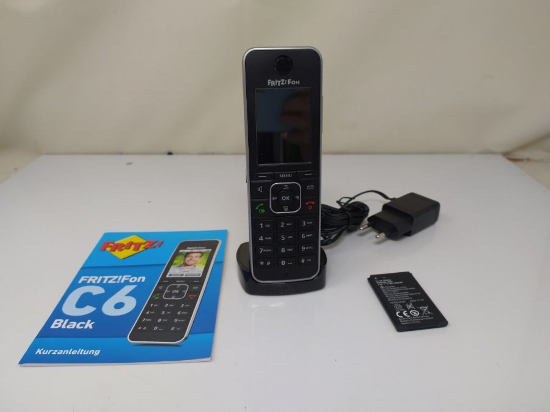 RRP £65.00 AVM Cordless Phone FRITZ!Fon C6 (20002964) BK - Image 3 of 3