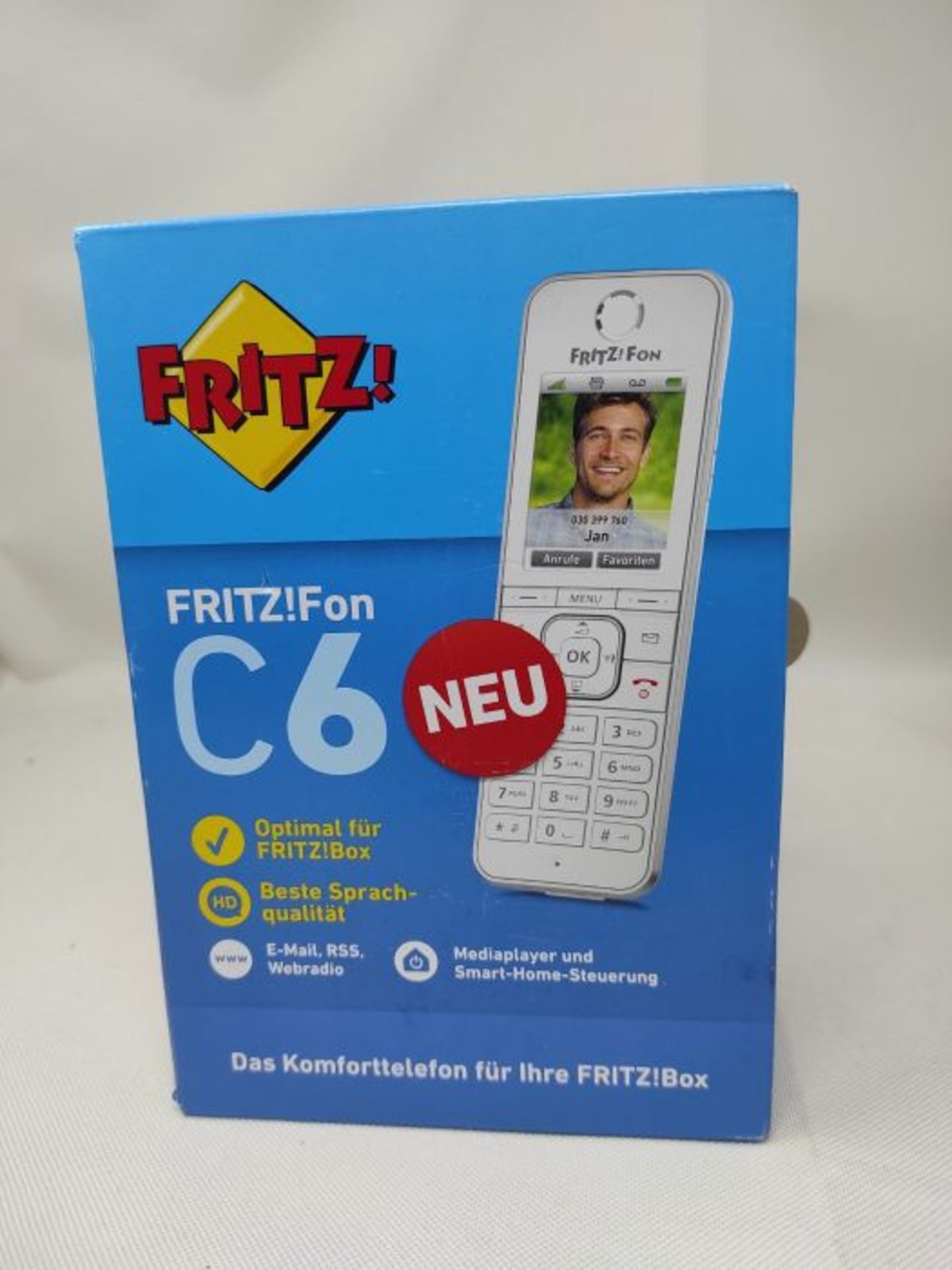 RRP £50.00 AVM FRITZ!Fon C6 DECT-Komforttelefon (hochwertiges Farbdisplay, HD-Telefonie, Internet