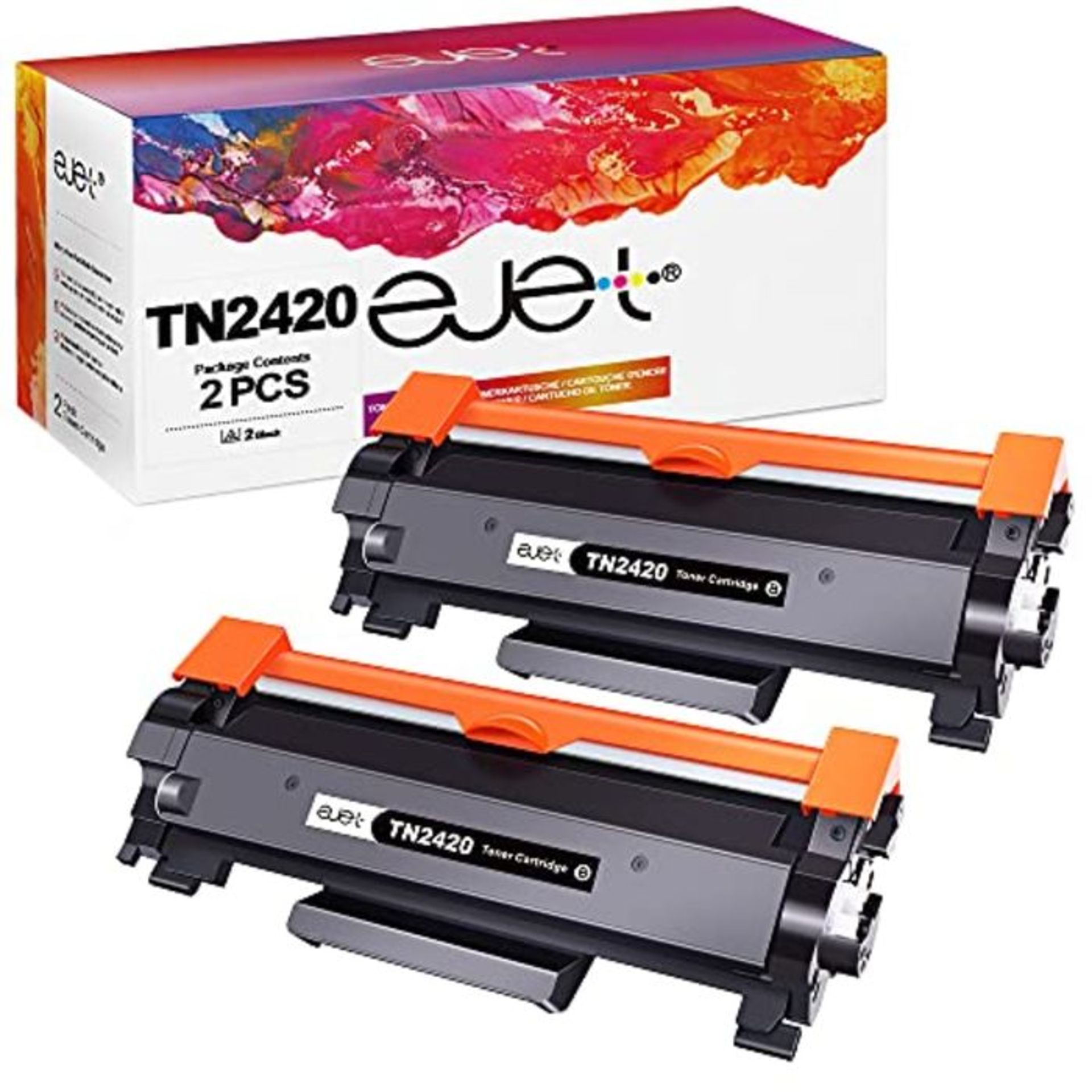 ejet Compatible Toner Cartridges for Brother TN2420 TN-2420 for Brother MFC-L2710DW HL