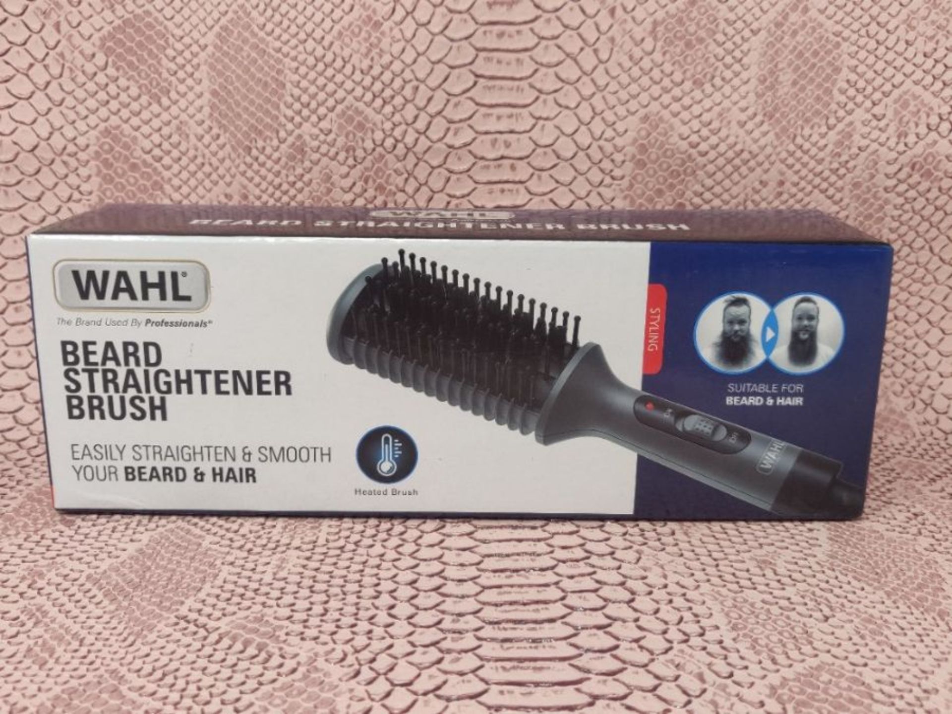 WAHL Beard Straightening Brush, Heated Beard Brush, Men s Hair Straightener, Straigh - Image 2 of 3