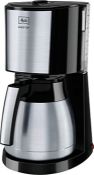 RRP £51.00 Melitta Enjoy Top Therm, 1017-08, Coffee Machine with Insulated Stainless Steel Jug, A