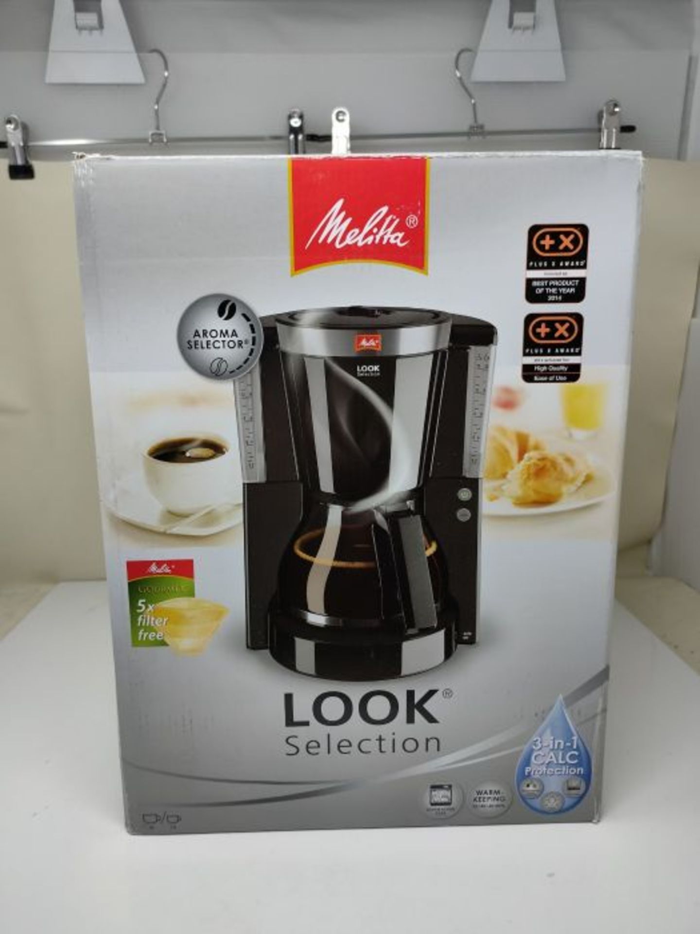 Melitta Look IV Selection, 1011-04, Filter Coffee Machine with Glass Jug, Keep Warm Fu - Image 2 of 3