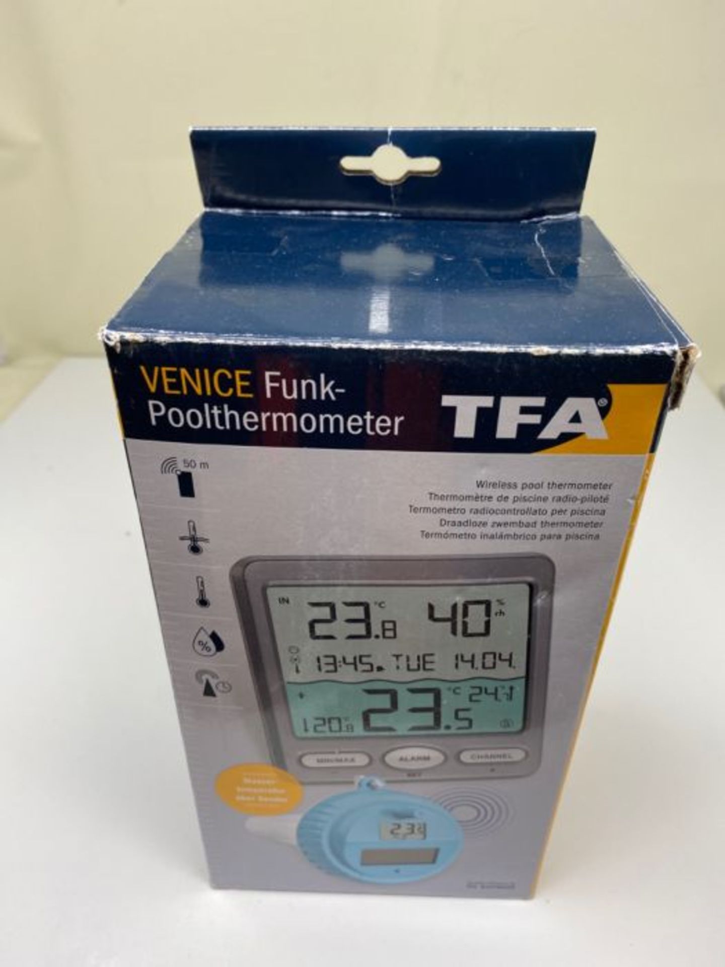 TFA Dostmann Pool Thermometer VENICE 30,3056,10, for Monitoring of Temperature of Wate - Image 2 of 3