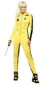 Smiffys Women's Kill Bill Costume,Jumpsuit & Sword, The Bride Costume, Size: S, Colour