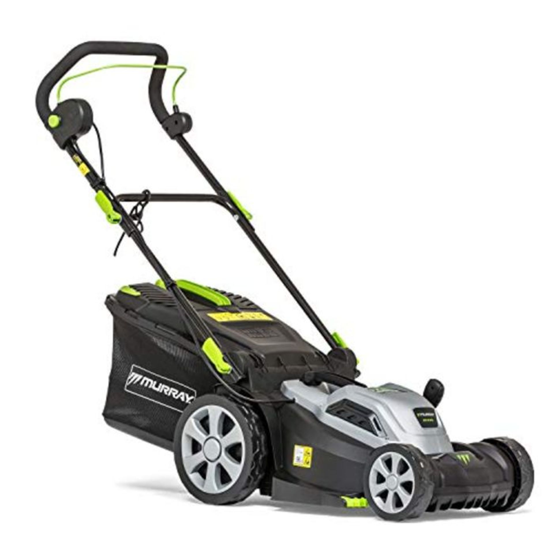 RRP £124.00 Murray 2691584 EC370 37 cm Electric Corded Lawn Mower, Push, 5 Years Warranty