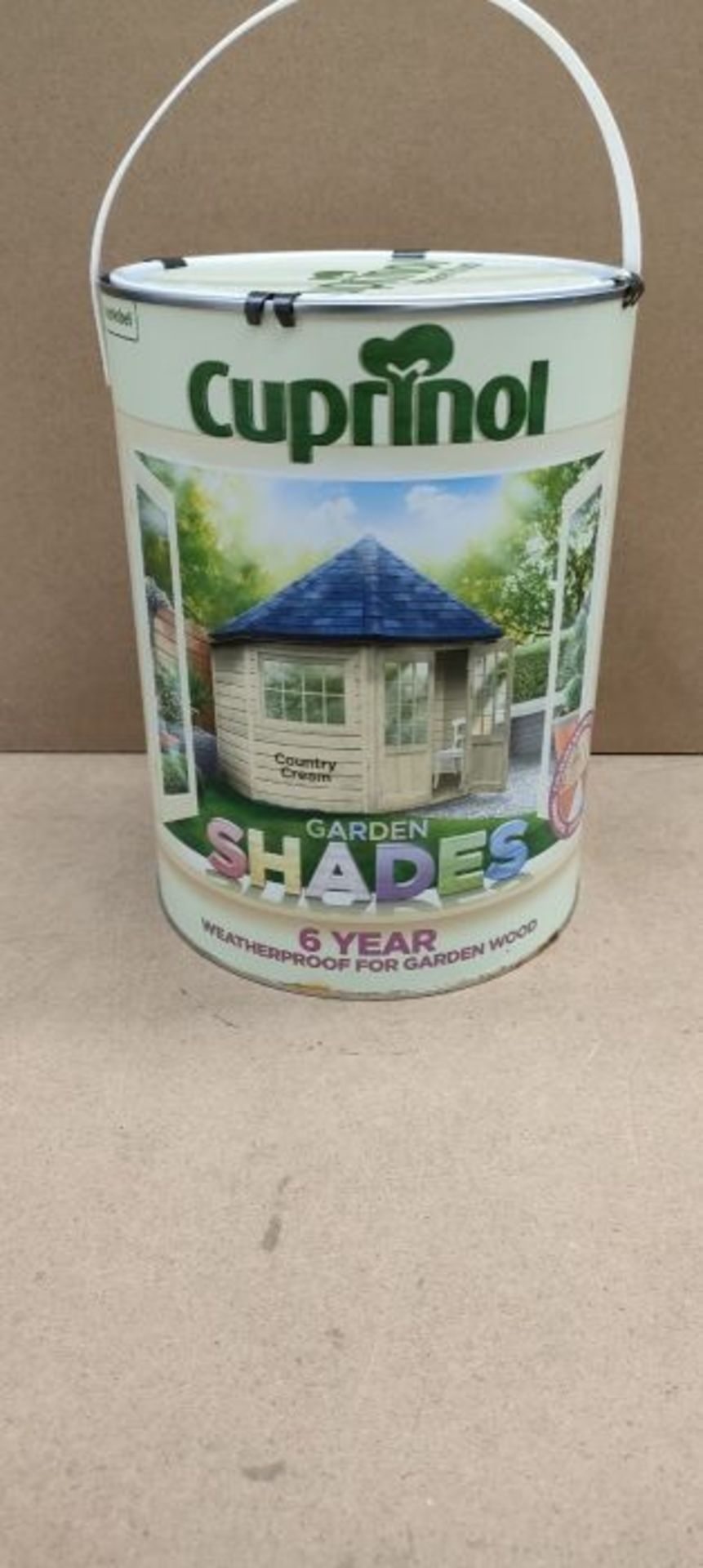 Cuprinol CUPGSHCC5L 5 Litre Garden Shades Paint - Country Cream - Image 2 of 2
