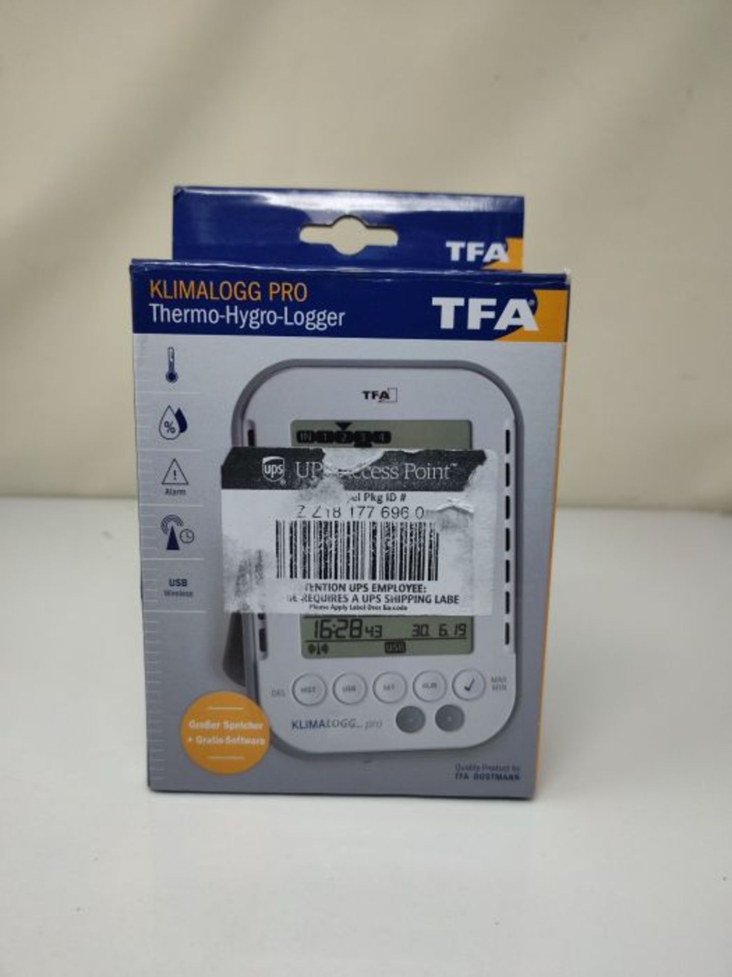 RRP £60.00 TFA 30.3039.IT KlimaLogg Pro Professional Thermo-Hygrometer With Data Logger - Image 2 of 3