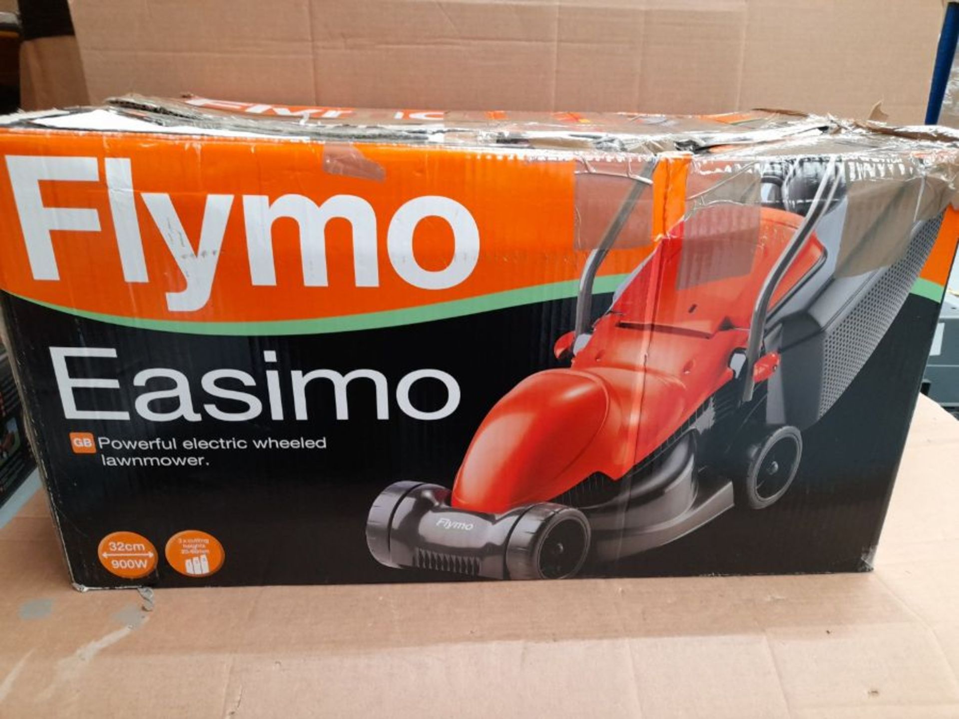 RRP £74.00 Flymo Easimo Electric Wheeled Lawn Mower, 900 W, Cutting Width 32 cm - Image 2 of 3