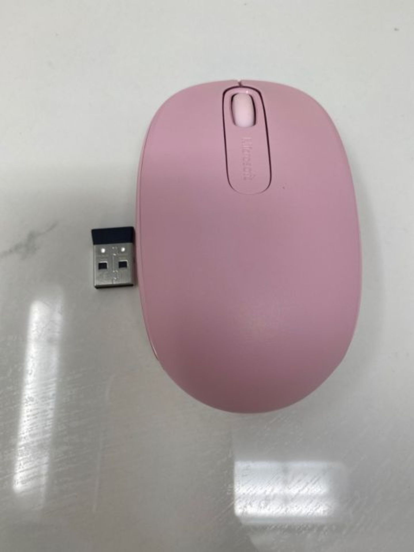 Microsoft Wireless Mobile Mouse 1850 - Pink - Image 2 of 2