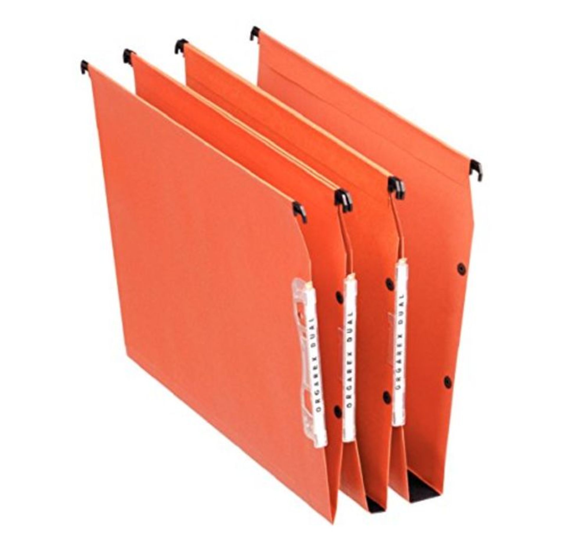 Esselte Dual Lateral Suspension Files, A4, 30mm Capacity, Pack of 25 Connectable Files