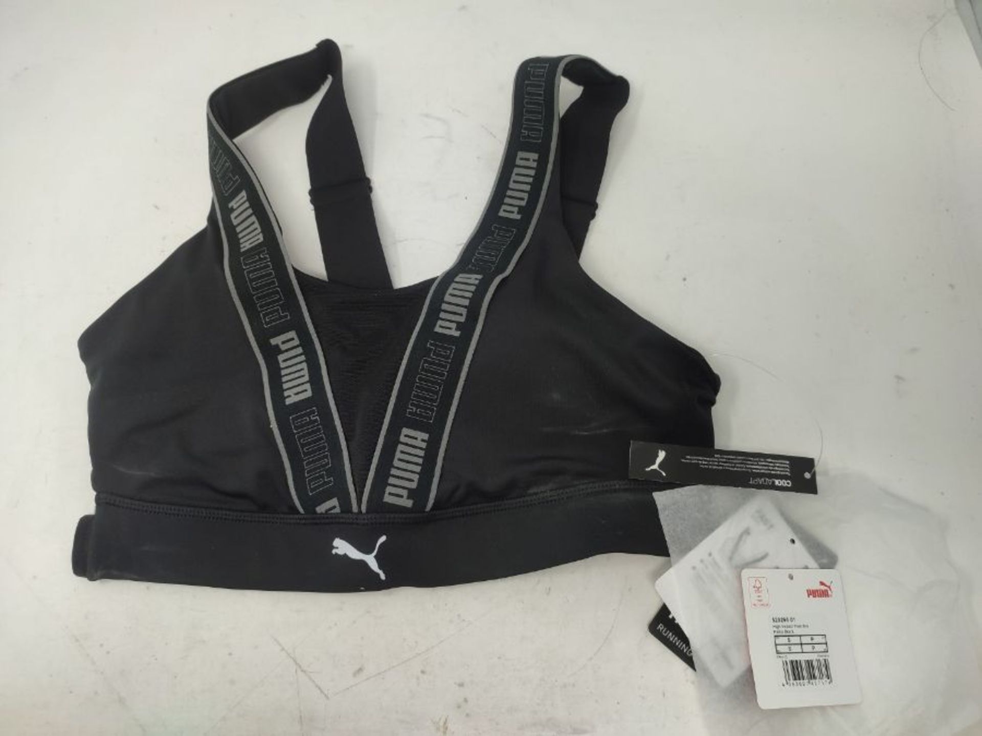 PUMA High Impact Fast Bra, Puma Black, S - Image 2 of 2