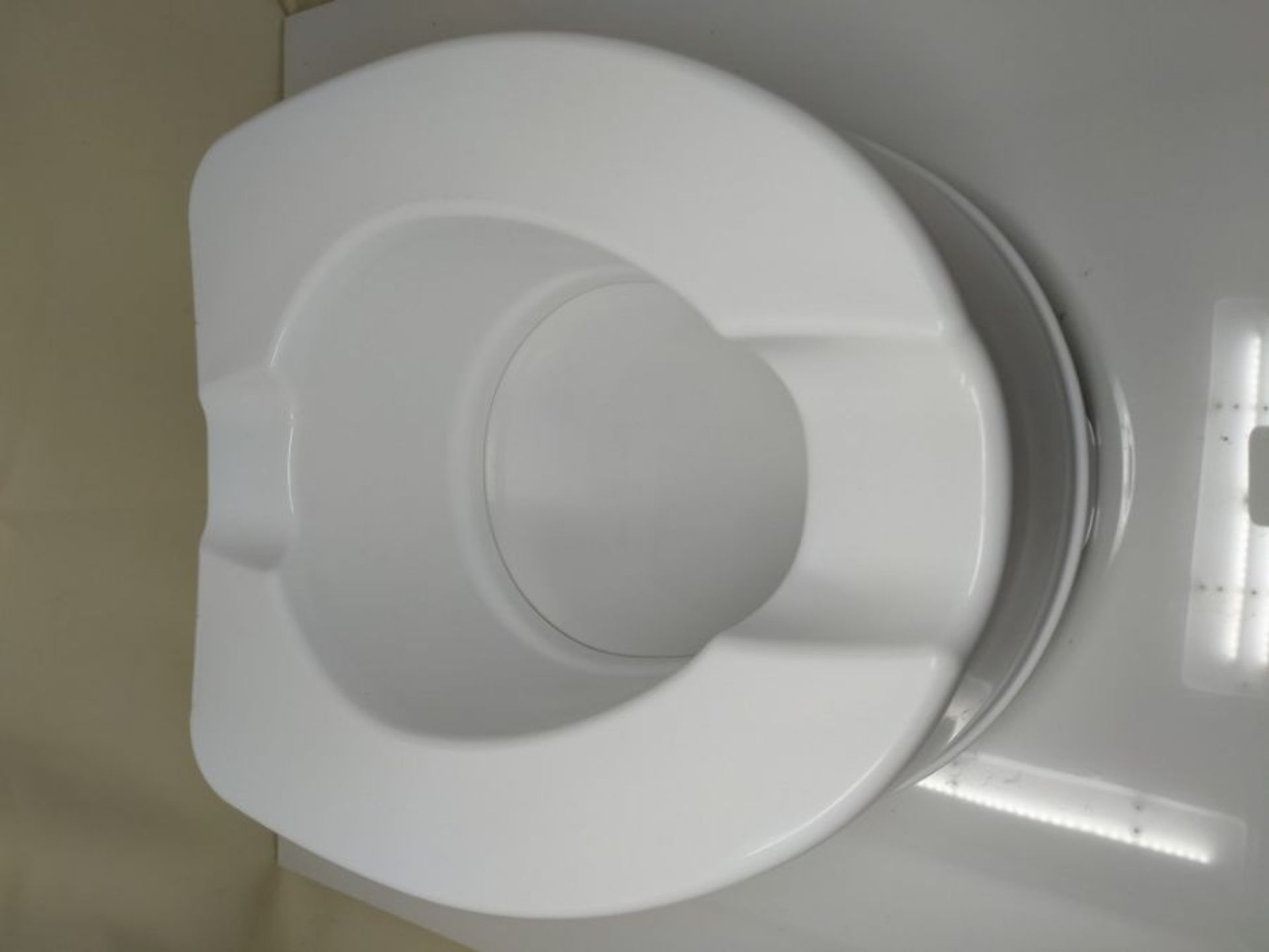 Drive 6 Inch Raised Toilet Seat without Lid - Image 2 of 2