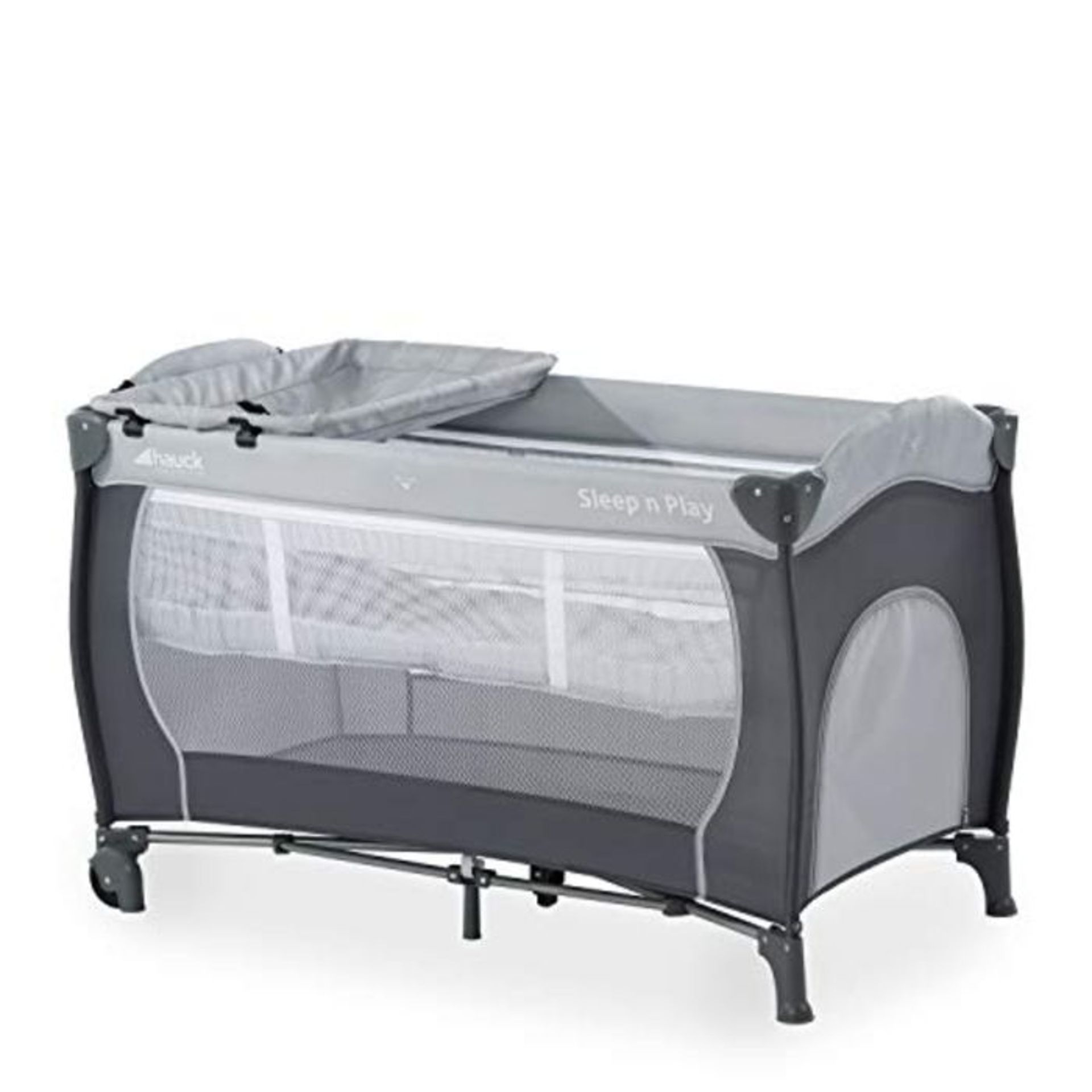 RRP £63.00 Hauck Travel Cot Set Sleep N Play Center / for Babys and Toddlers from Birth up to 15