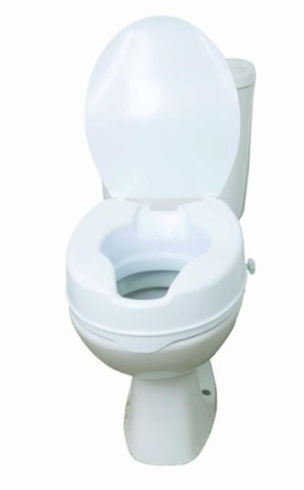 Drive Raised Toilet Seat with Lid, 4 Inch