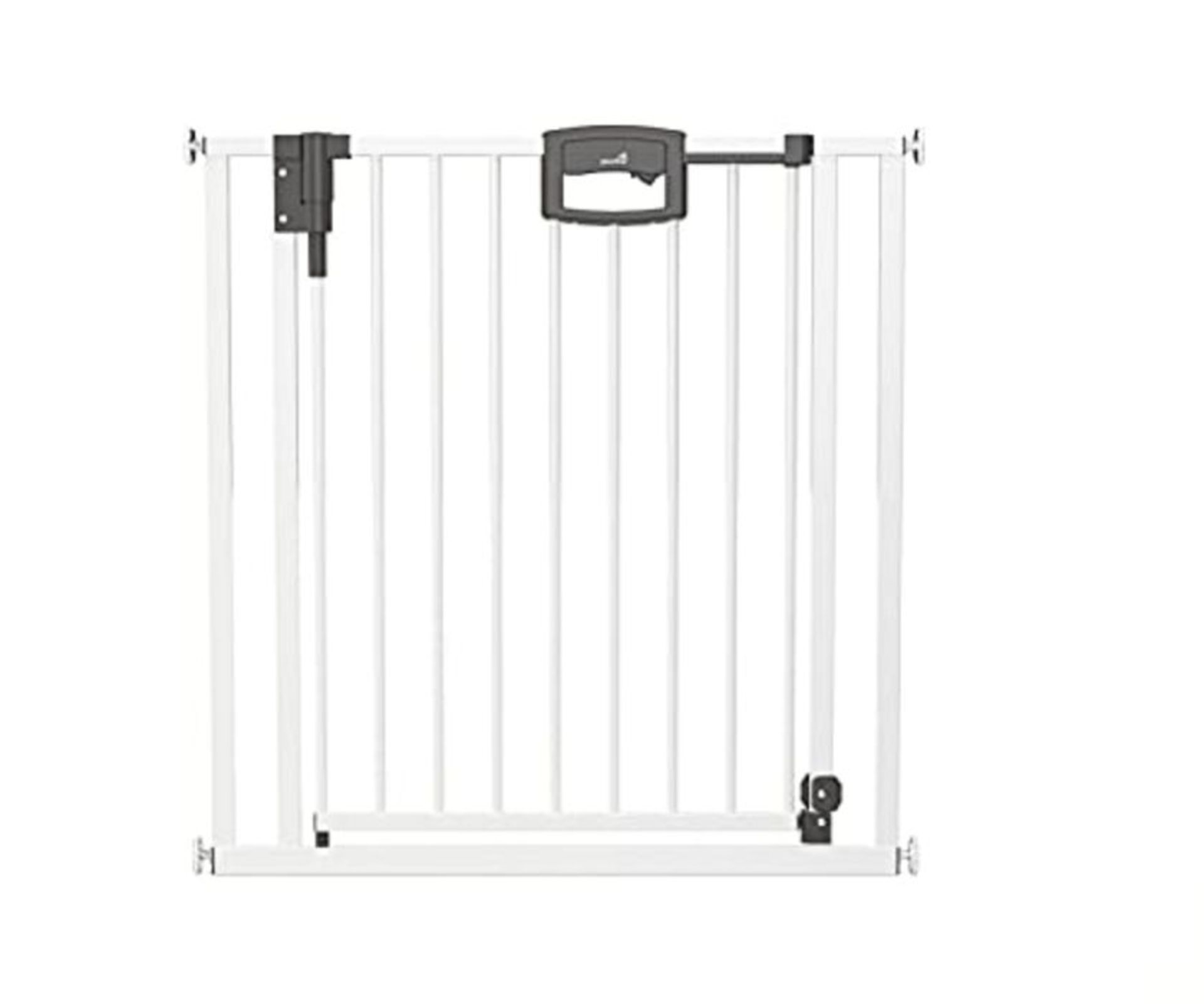 RRP £69.00 Geuther Easylock Mesh Barrier Multicoloured White and Silver Size: 80.5 - 88.5 cm