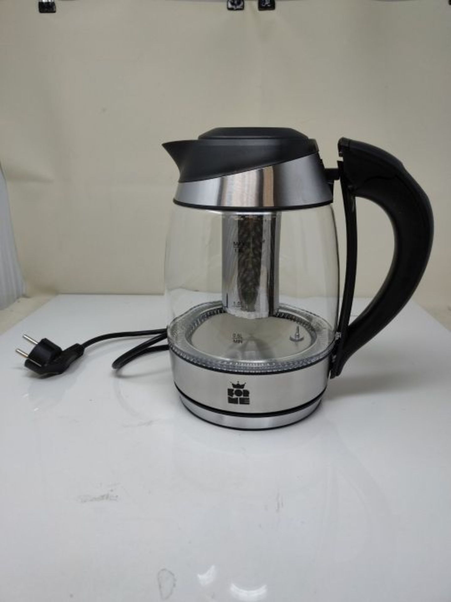 [CRACKED] ForMe Glass Kettle 1.8L Temperature Setting Temperature Selection 40-100 °C - Image 3 of 3