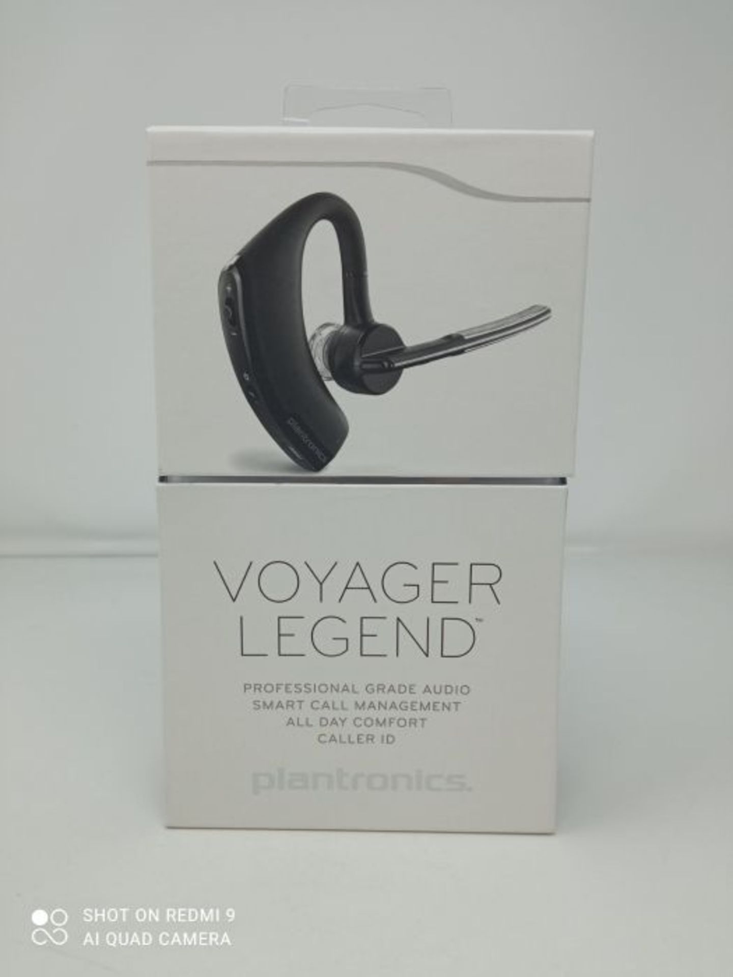 RRP £67.00 Plantronics - Voyager Legend (Poly) - Bluetooth-Headset, Ein-Ohr (monaural) - Anschlus - Image 2 of 3
