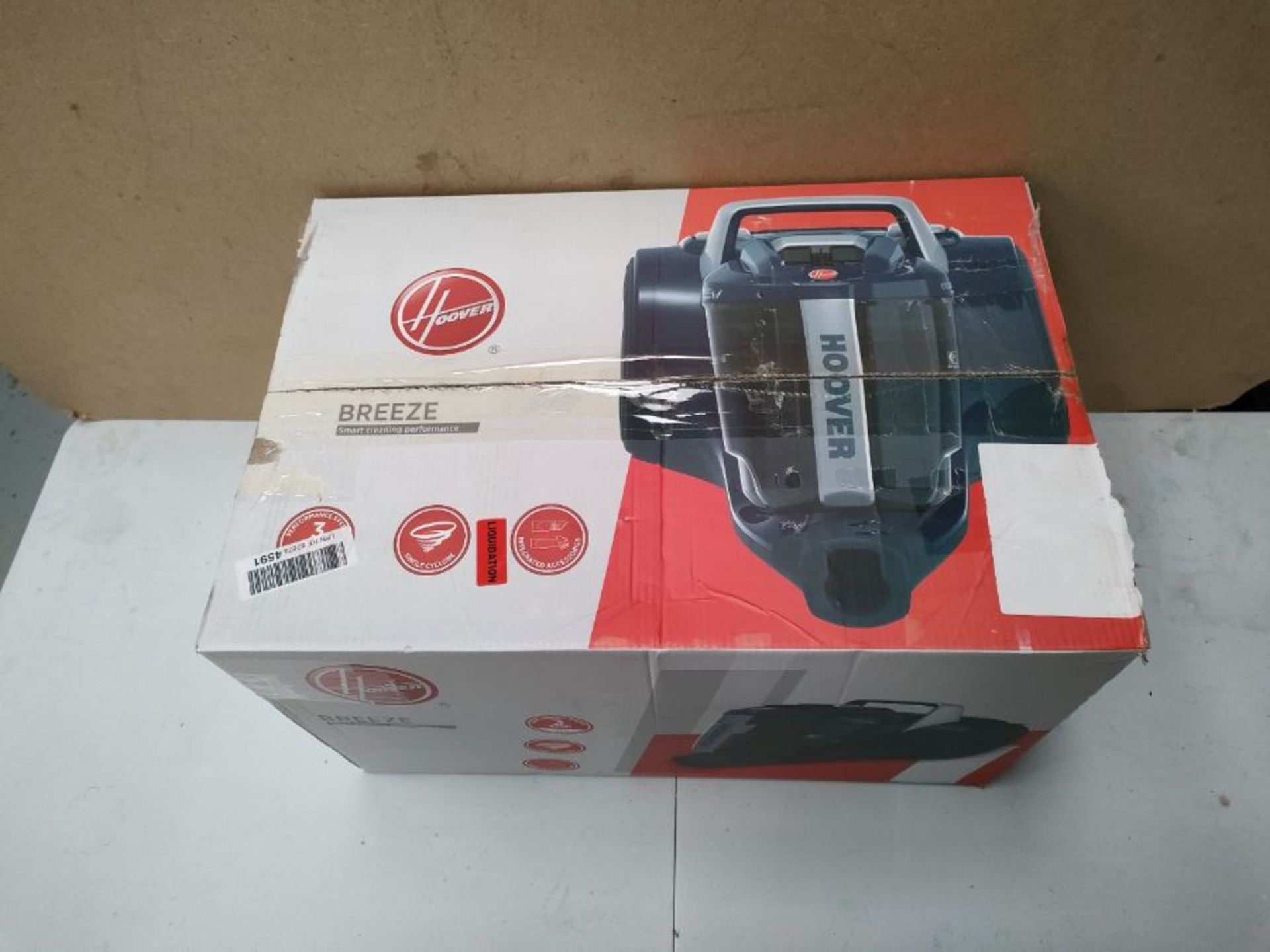 RRP £59.00 Hoover br71-br20 Vacuum Cleaner to Tow Without Bag Breeze, 700 Watt, 2 litres, Blue - Image 2 of 3
