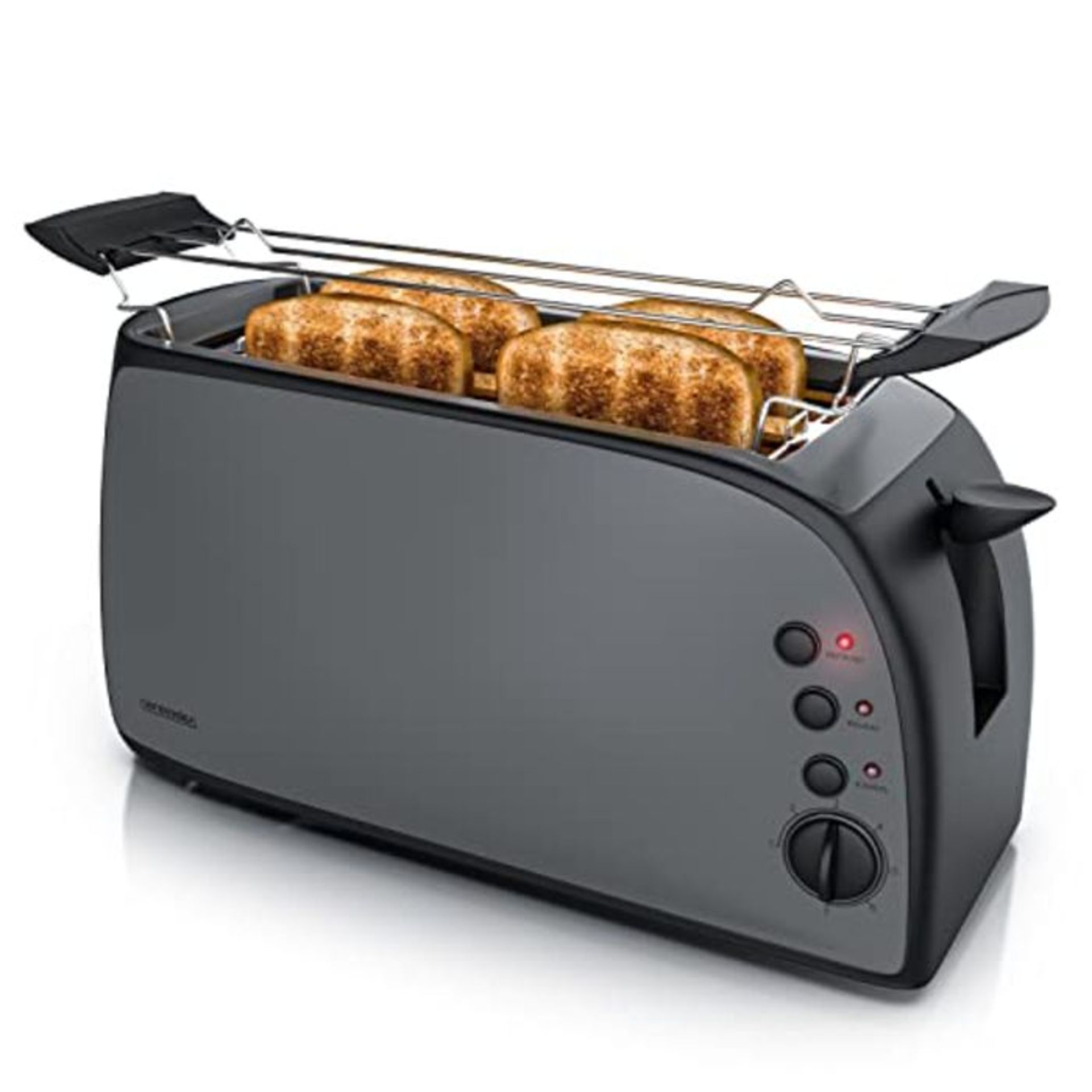 Arendo - Automatic toaster long slot - defrost function - heat-insulating housing - re