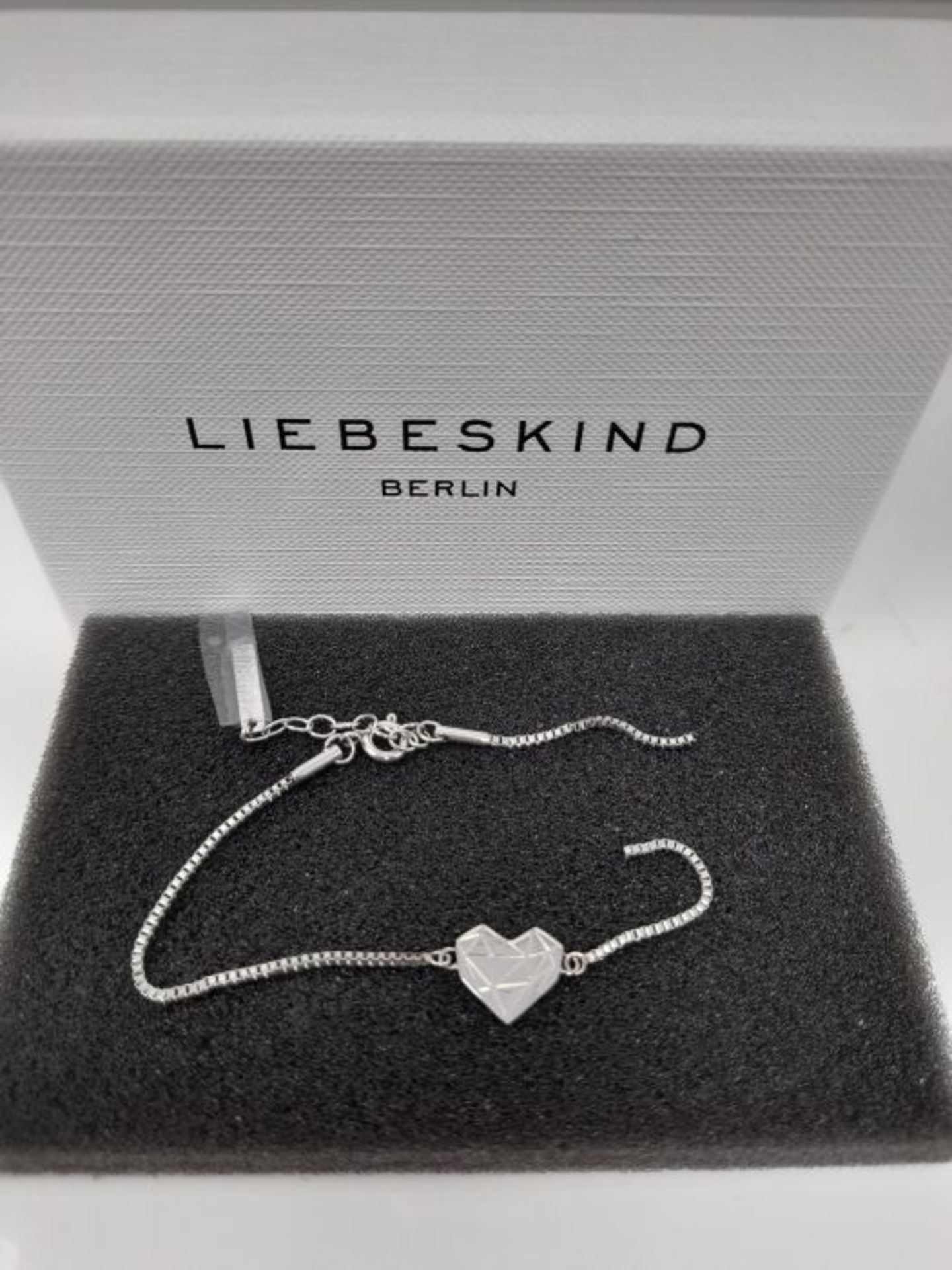 [CRACKED] Liebeskind Women's Bracelet Heart Stainless Steel Silver 20 cm, 20 cm, Stain - Image 3 of 3