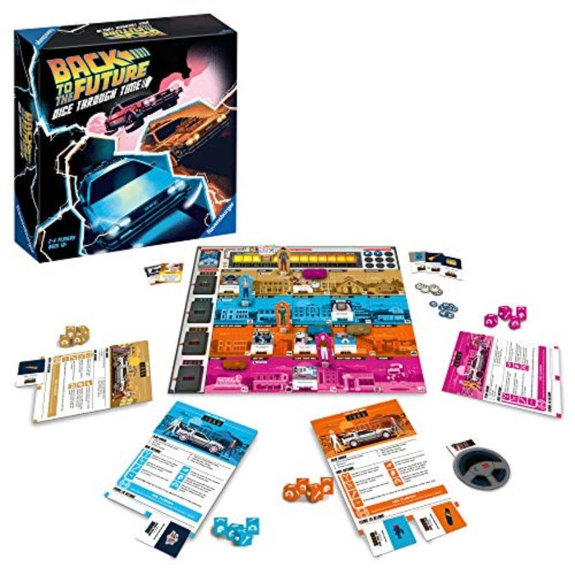Ravensburger Back to The Future Board Game for Adults and Kids Age 10 and Up - Dice Th
