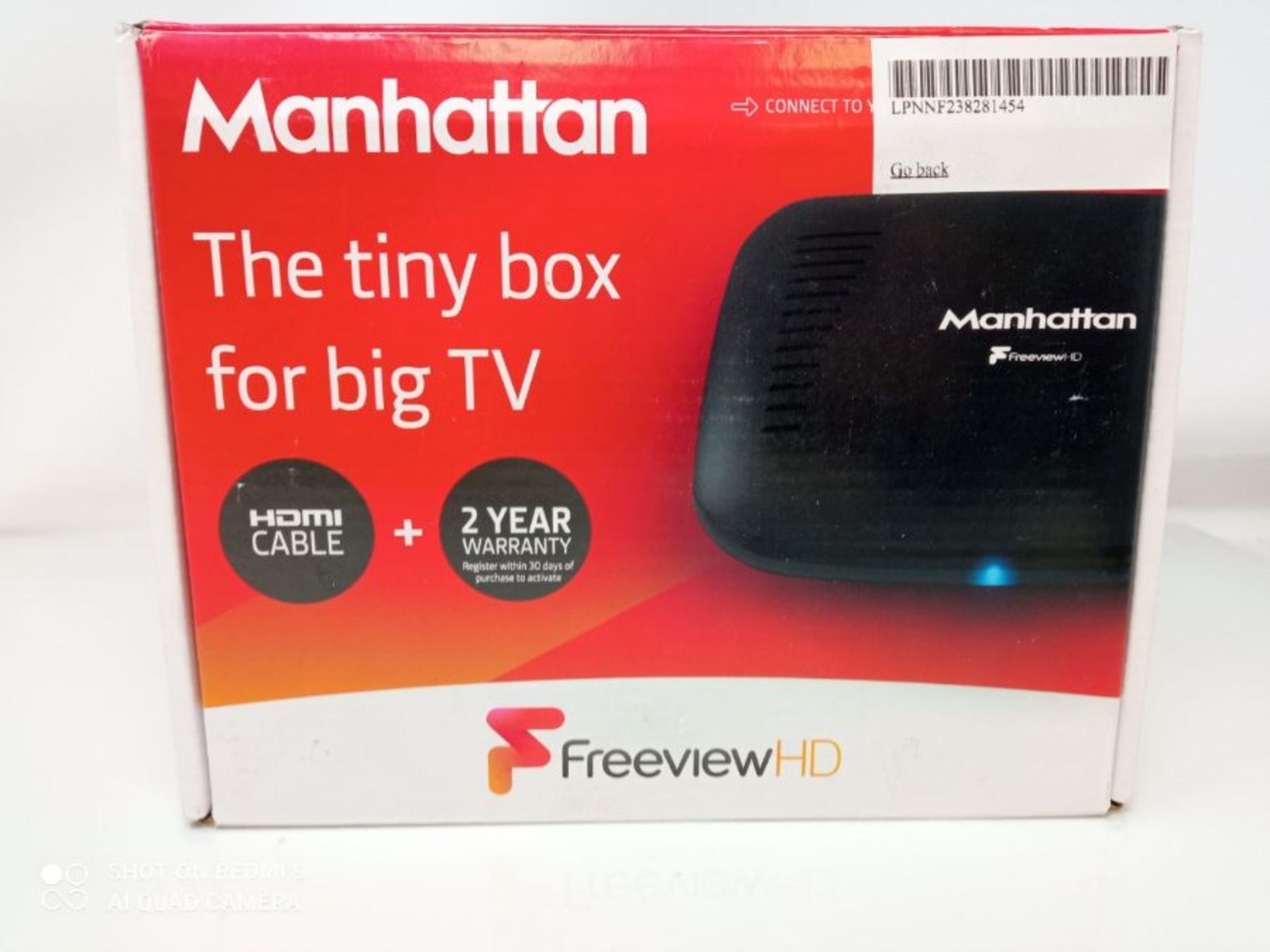 Manhattan T1 Freeview HD Box, Black - Image 3 of 3