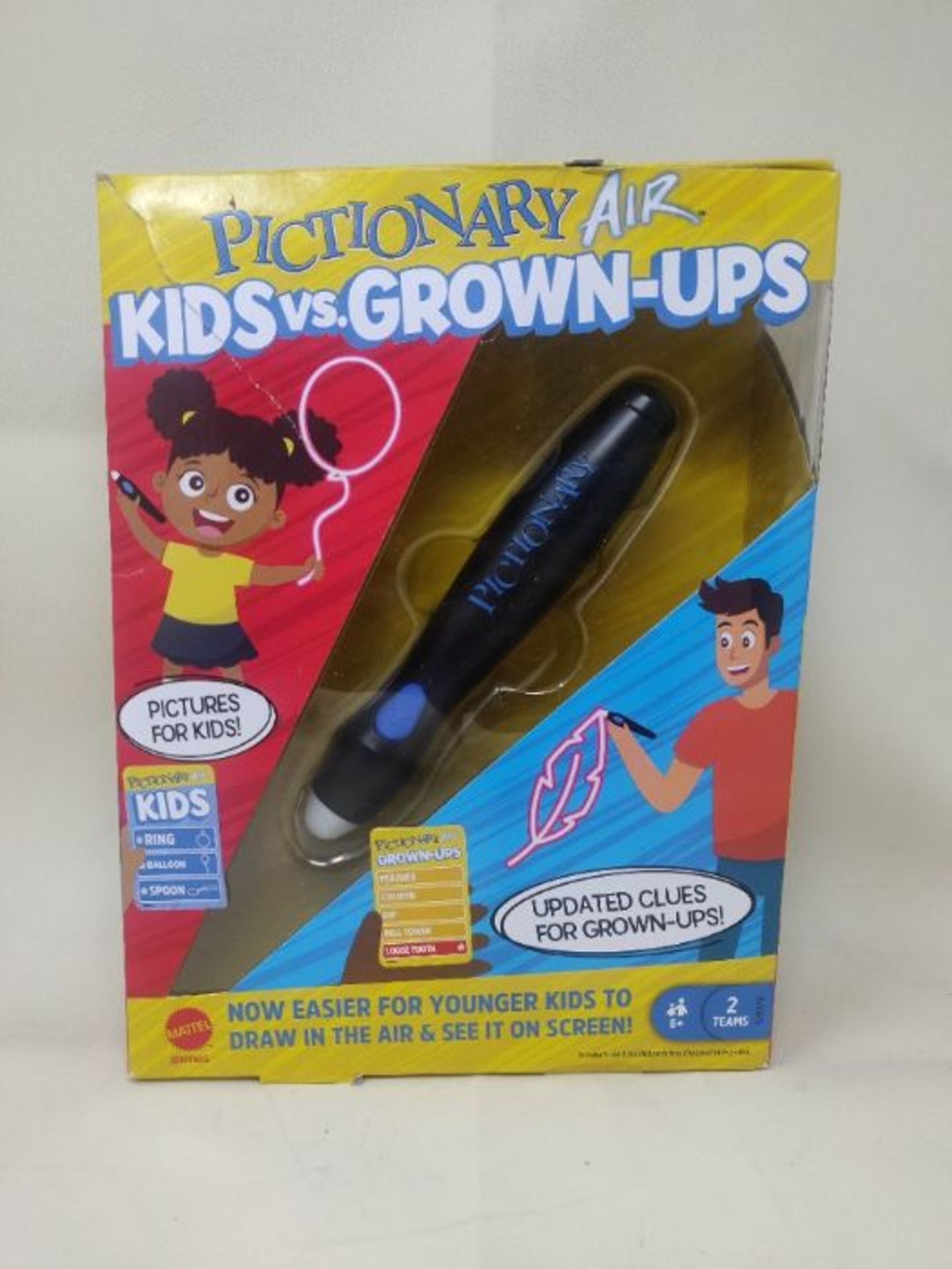 Mattel Games GYH78 Pictionary Air Kids vs Grown-Ups UU1 - Image 2 of 3