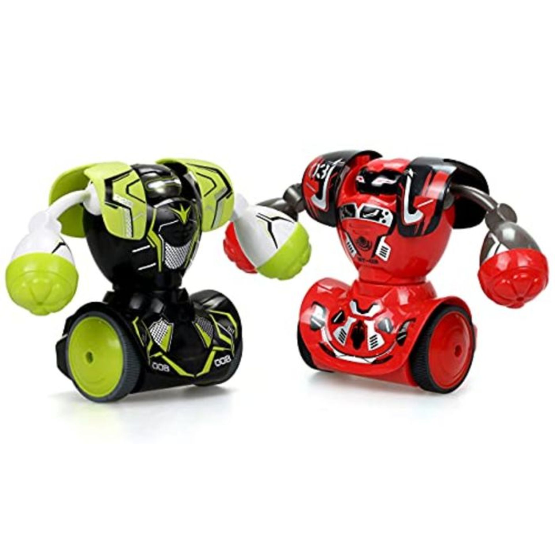 SilverLit Robo Kombat Twin Pack ( 1 Green and 1 Red Robot)