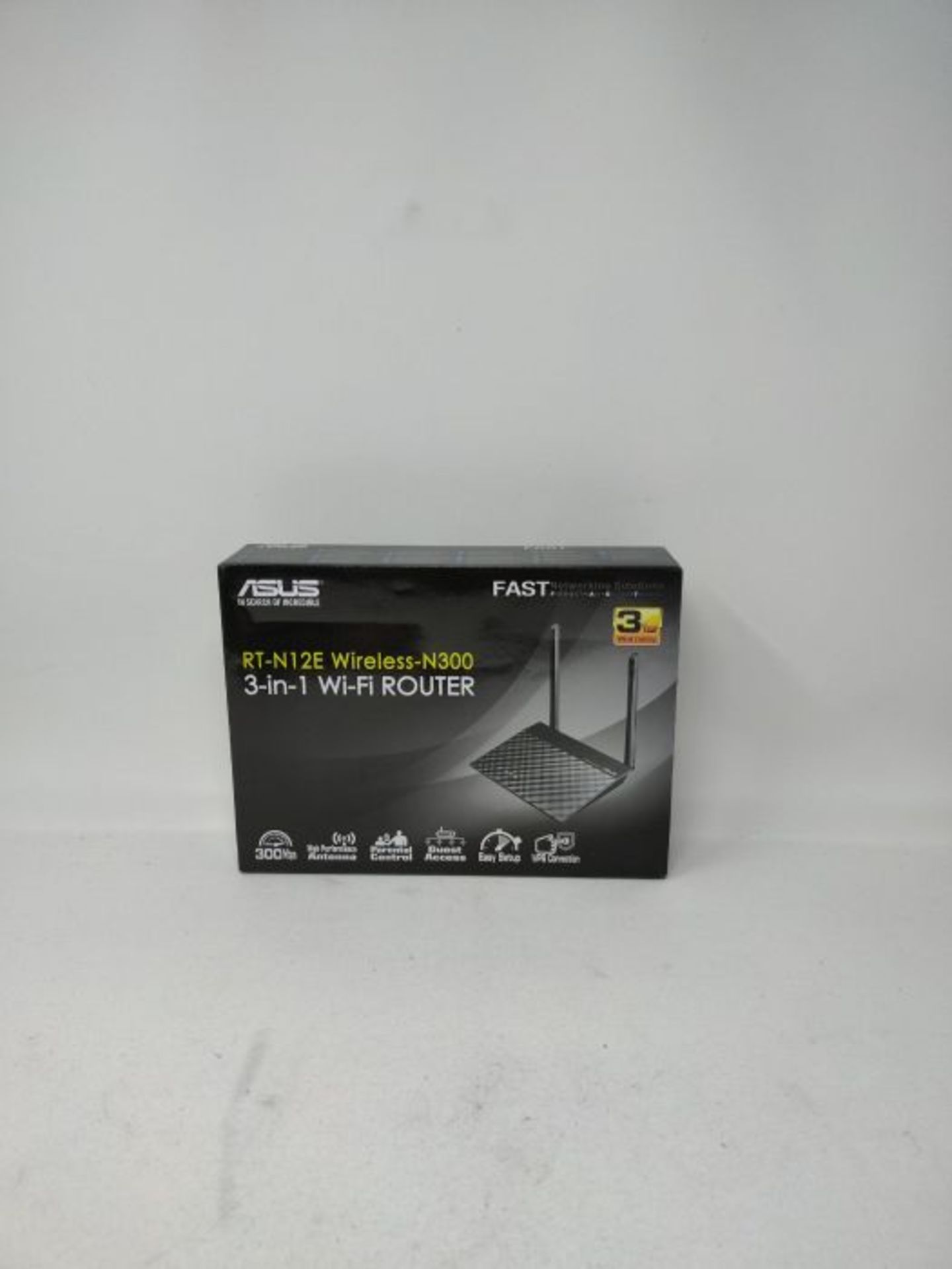 ASUS RT-N12LX Wi-Fi Ethernet LAN Black router- routers (0 - 45 °C, -20 - 70 °C, 10 - - Image 2 of 3