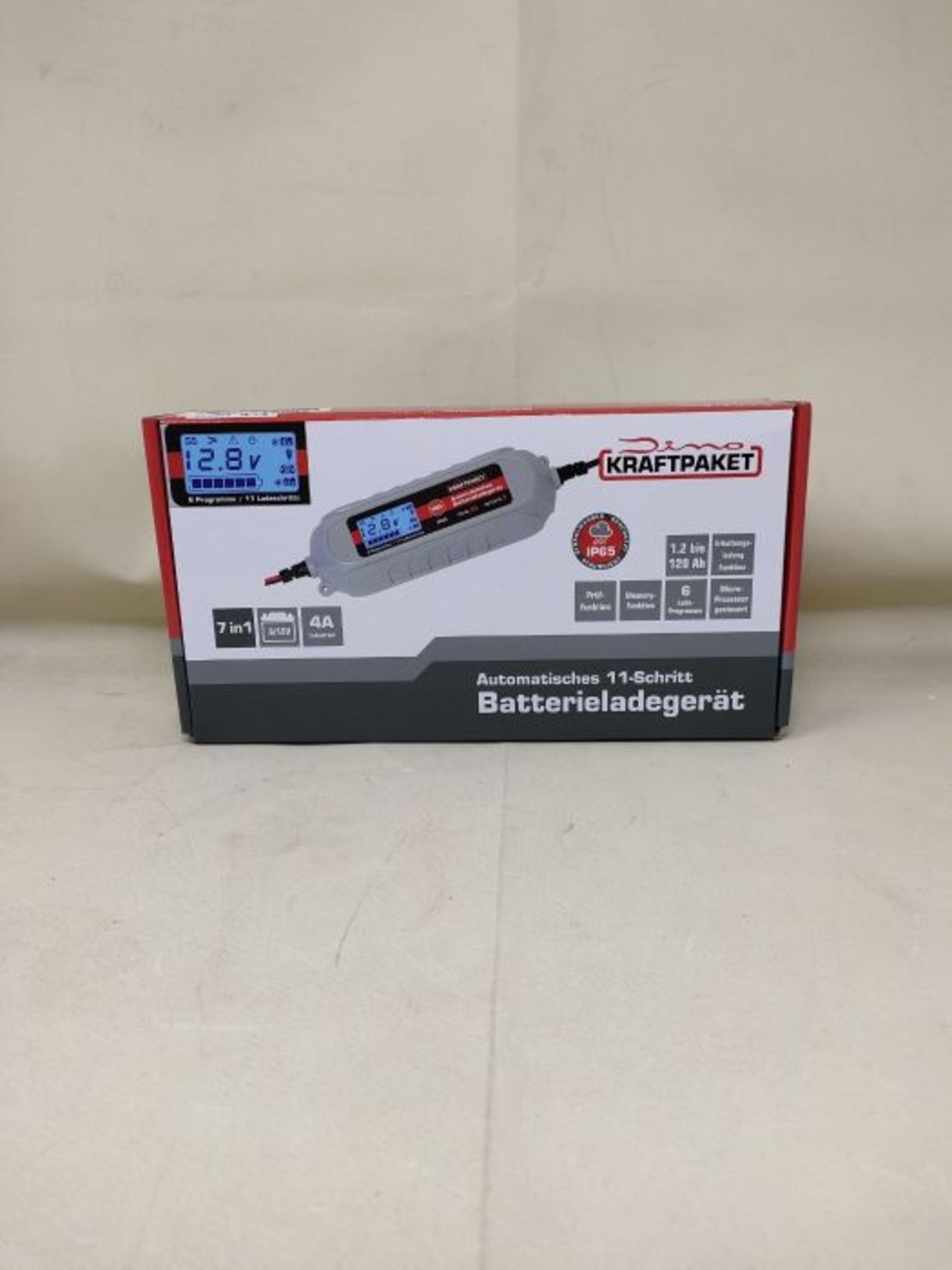 Dinosaur Power Pack 6 V/12 V/4 A Battery Charger with Tester. IP65 for Vehicle Car - Image 2 of 3