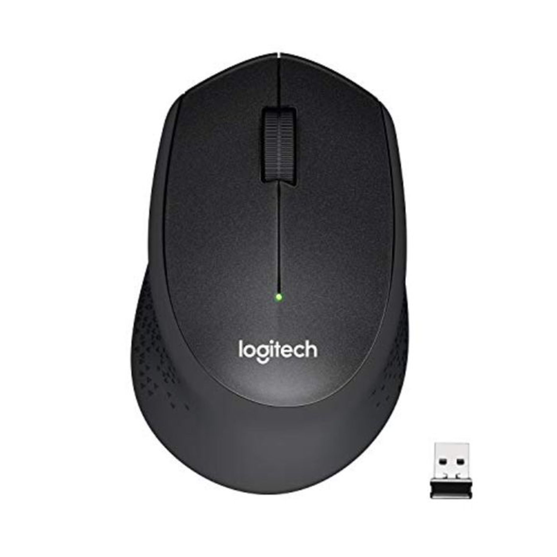 Logitech M330 SILENT PLUS Wireless Mouse, 2.4GHz with USB Nano Receiver, 1000 DPI Opti