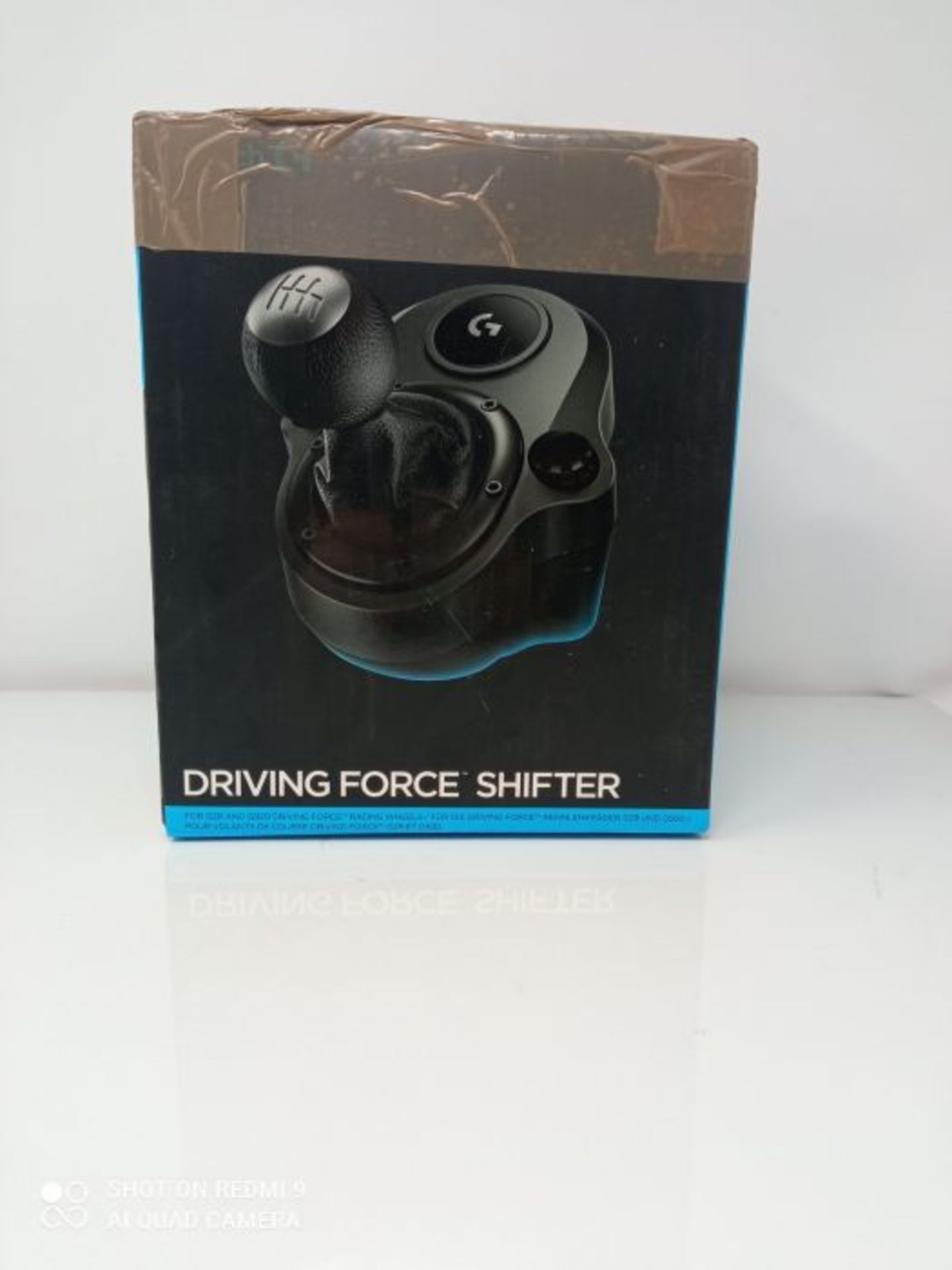 RRP £53.00 Logitech Driving Force Schalthebel, 6 GÃ¤nge mit H-Schema, Schaltknauf aus Echtleder - Image 2 of 3