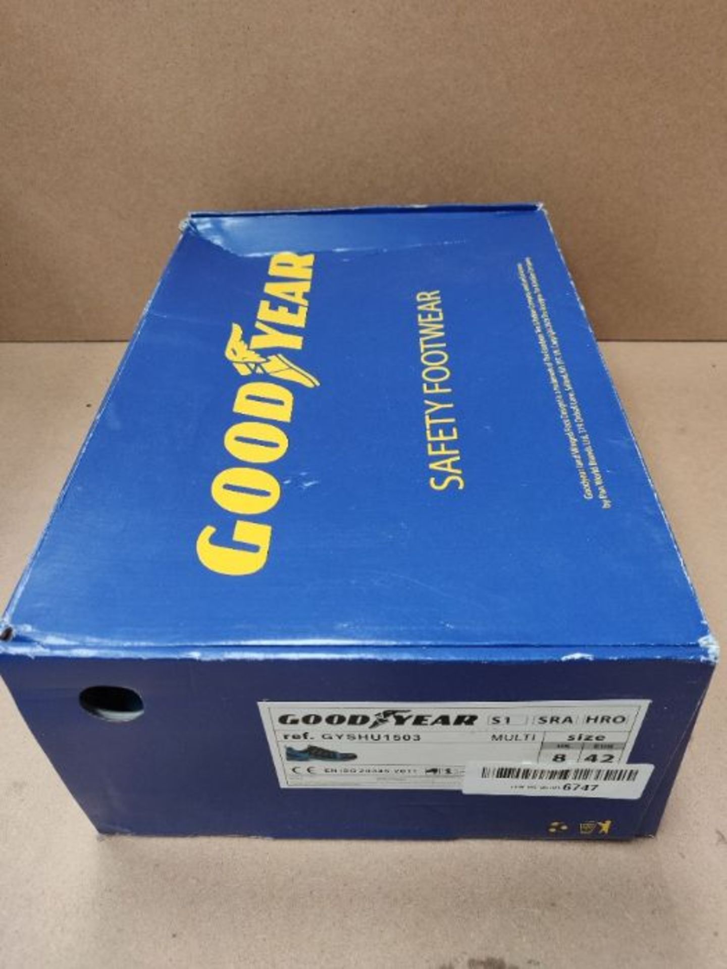 Goodyear Mens Workwear S1P SRA HRO Metal Free Footwear Work Safety Shoe (size: UK 8, E - Image 2 of 3