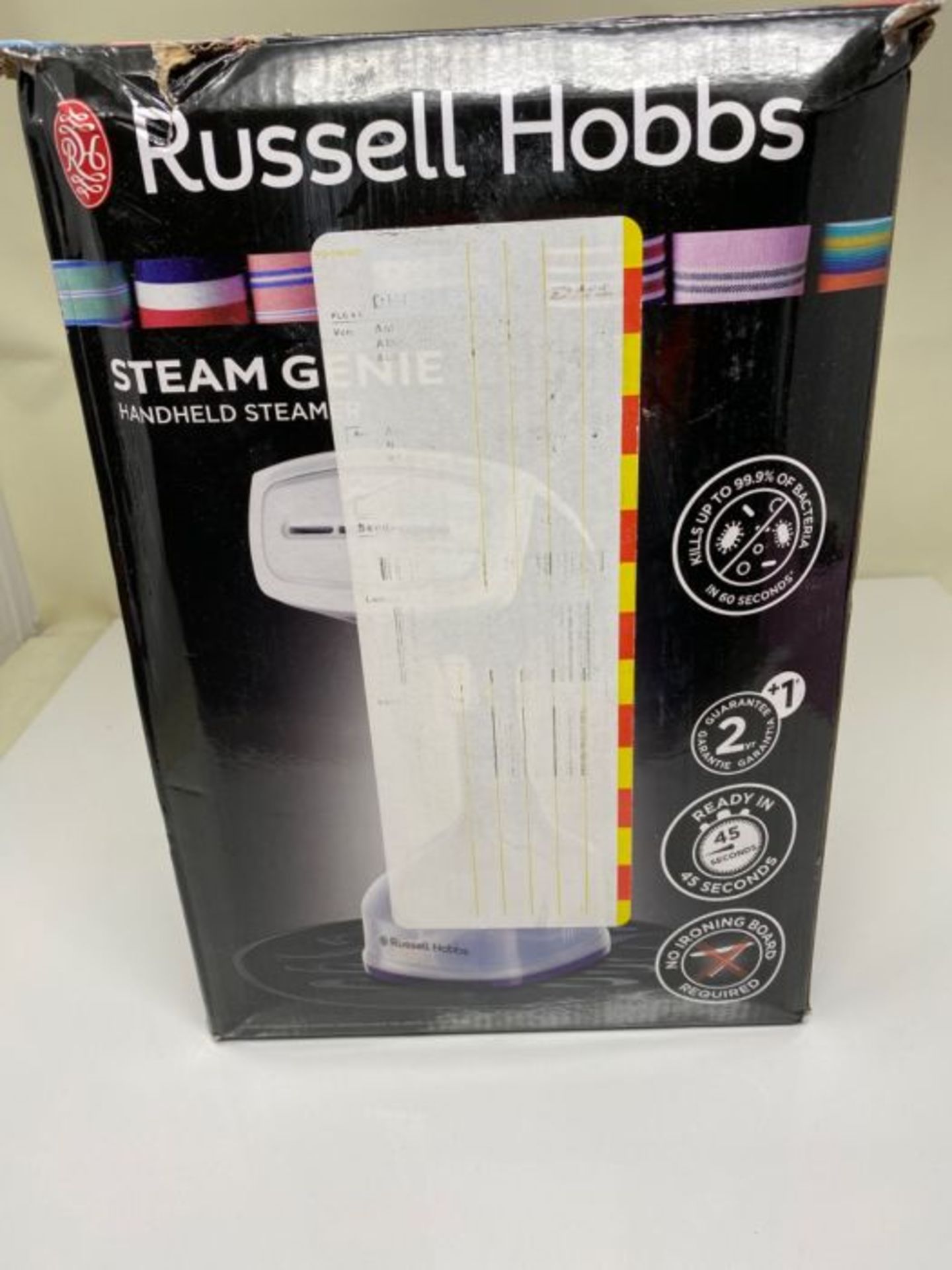 Russell Hobbs Steam Genie 25600-56, 1.650 Watt, Quick Heat, Variable Steam up to 25 g/ - Image 2 of 3