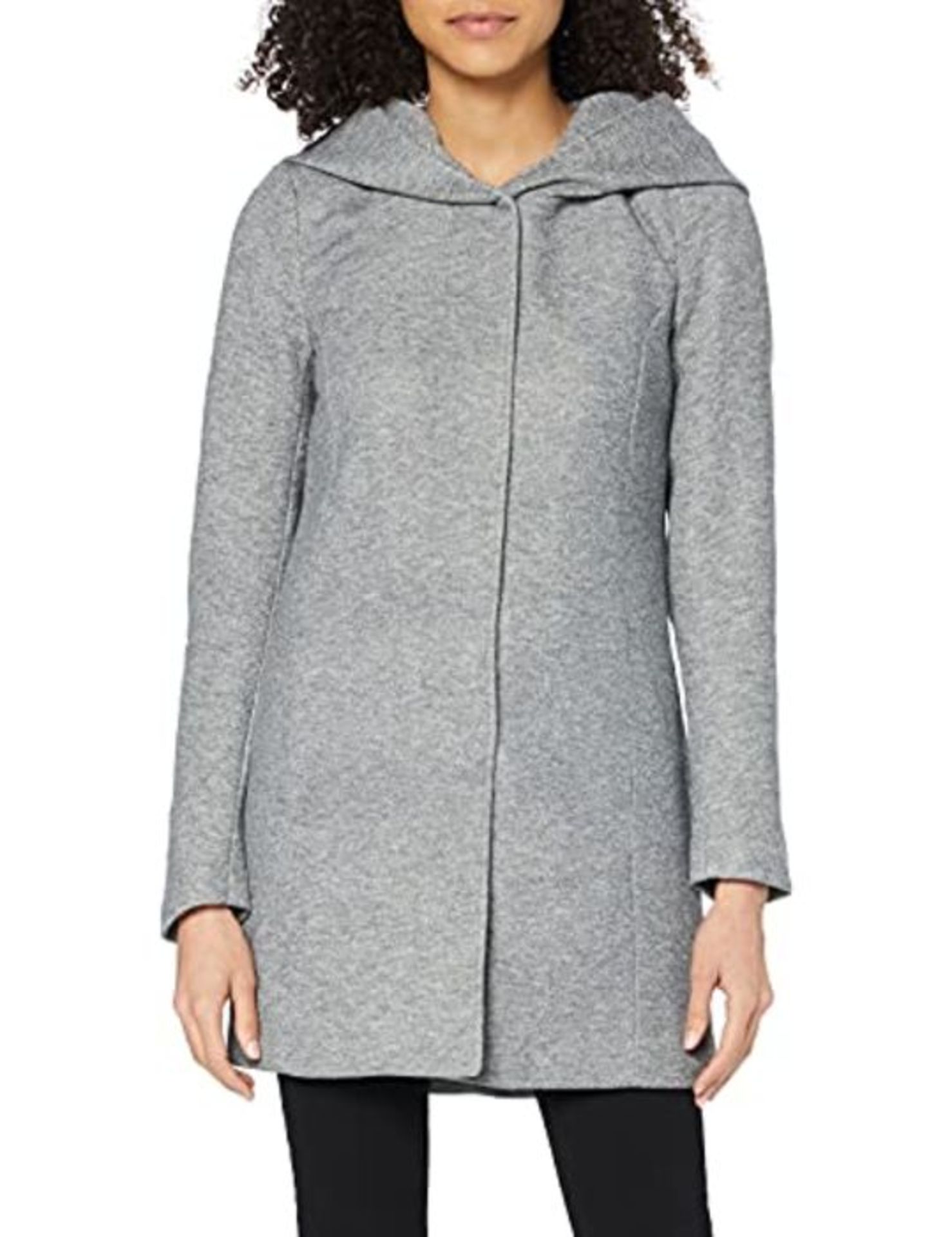 [CRACKED] ONLY Women's Onlsedona Light Otw Noos Coat, Grey (Light Grey Melange), XXL U