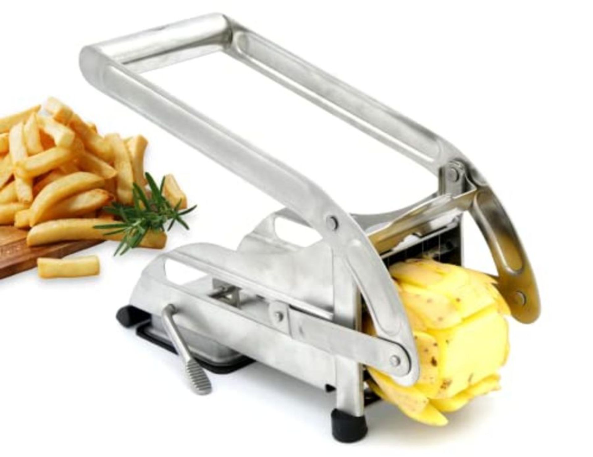 Impeccable Culinary Objects (ICO) Potato Chipper And French Fry Cutter Includes Two St