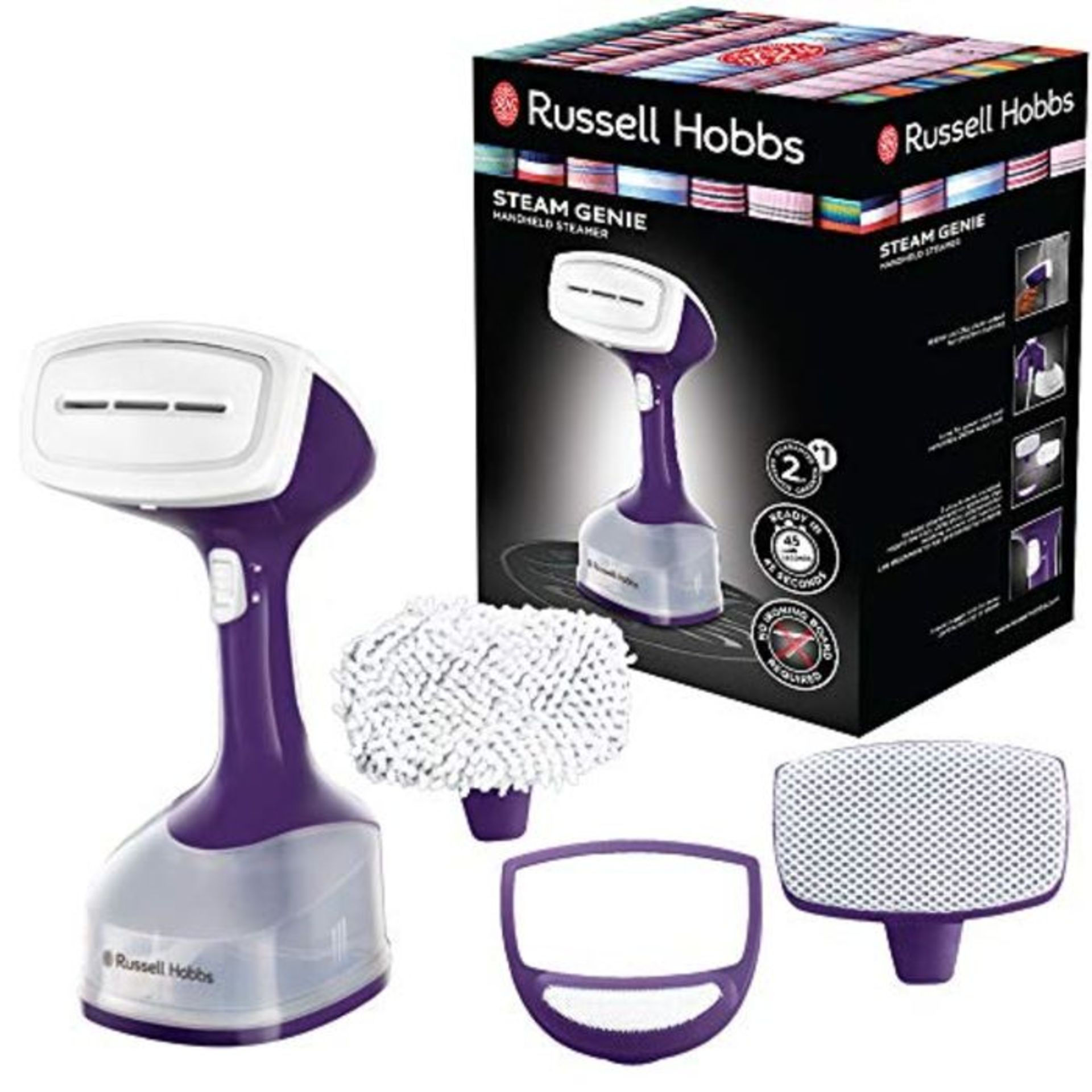 Russell Hobbs Steam Genie 25600-56, 1.650 Watt, Quick Heat, Variable Steam up to 25 g/