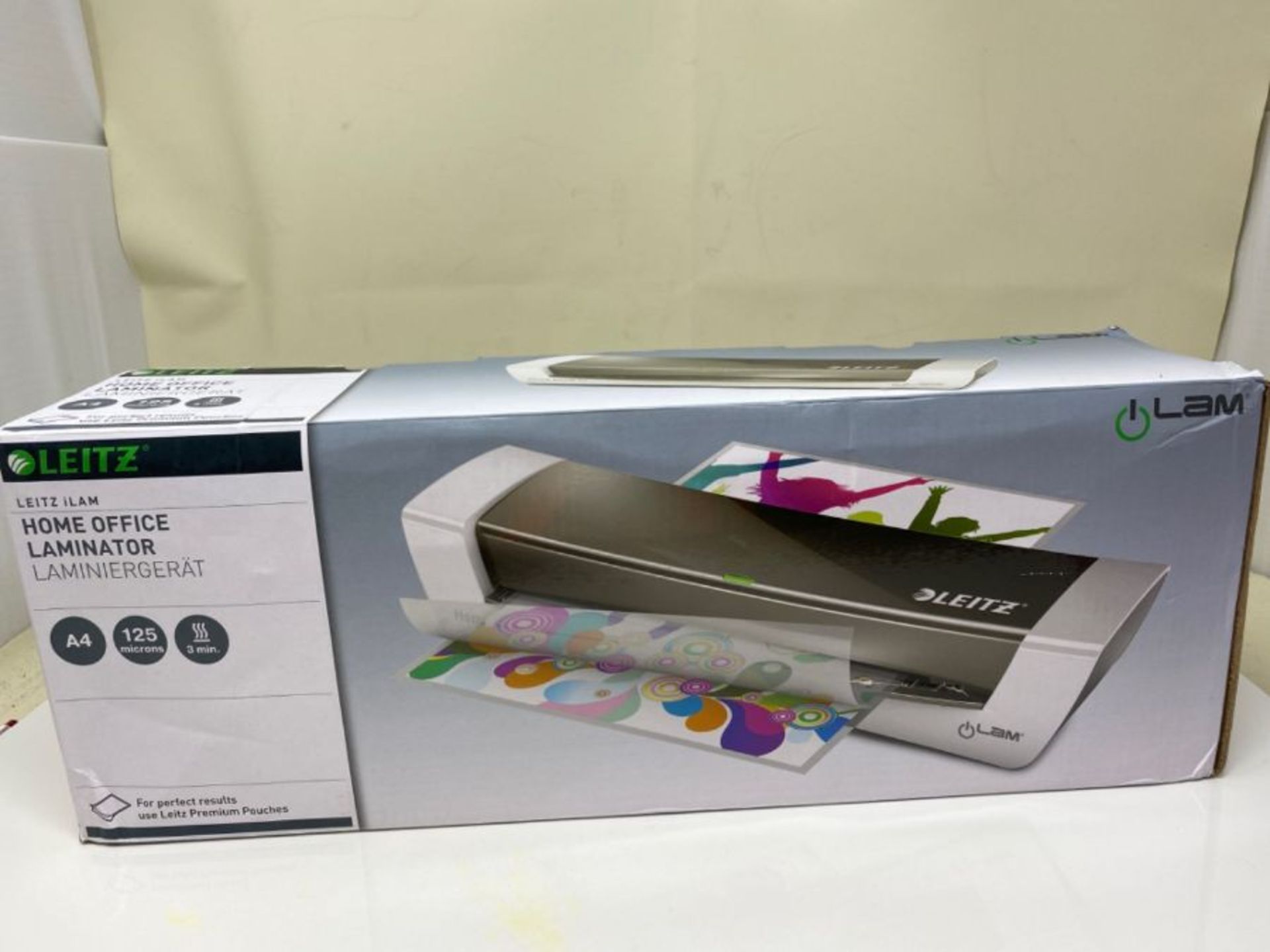 RRP £56.00 Laminator Leitz iLAM A4 Grey Home Office, 73680089 (Home Office) - Image 2 of 3