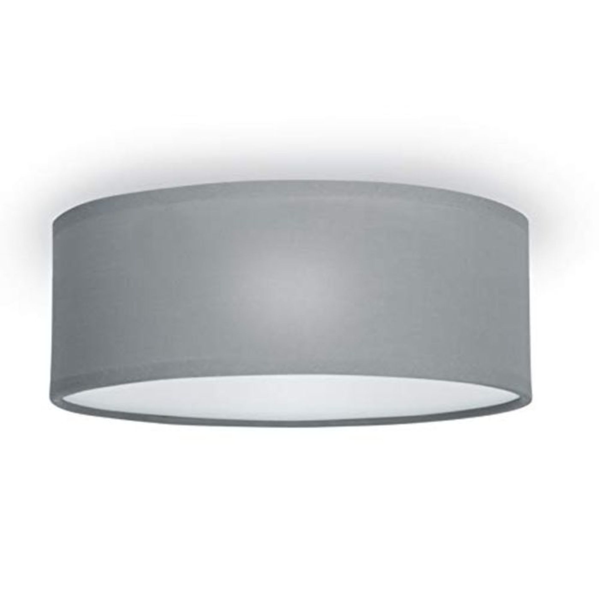 Smartwares Ceiling Light, Grey, 30 cm, 2 x E14 Bulb Fittings, Suitable for LED Bulbs