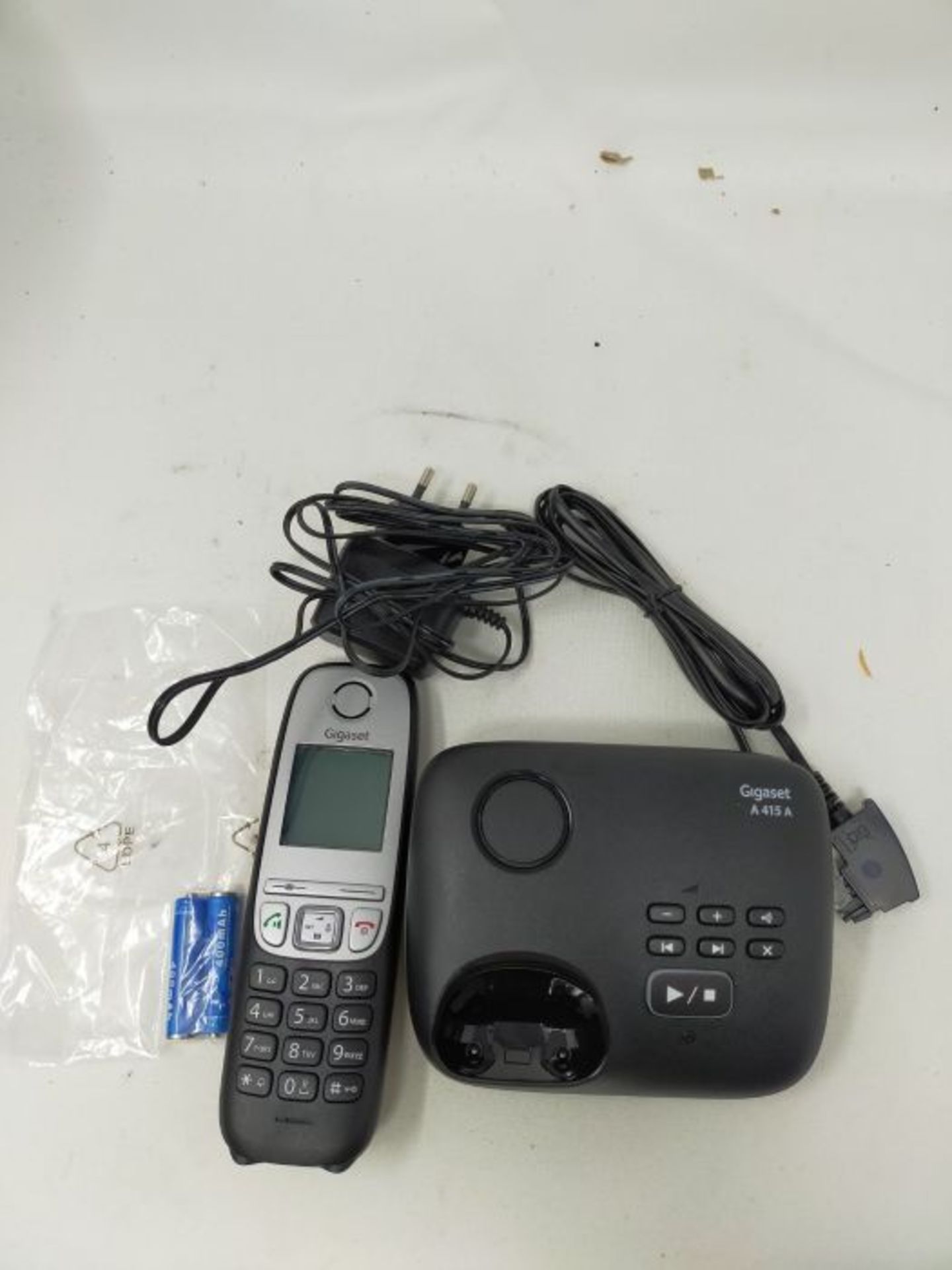 Gigaset A415A, Schnurloses Telefon DECT mit Anrufbeantworter, Freisprechfunktion, Kurz - Image 2 of 2