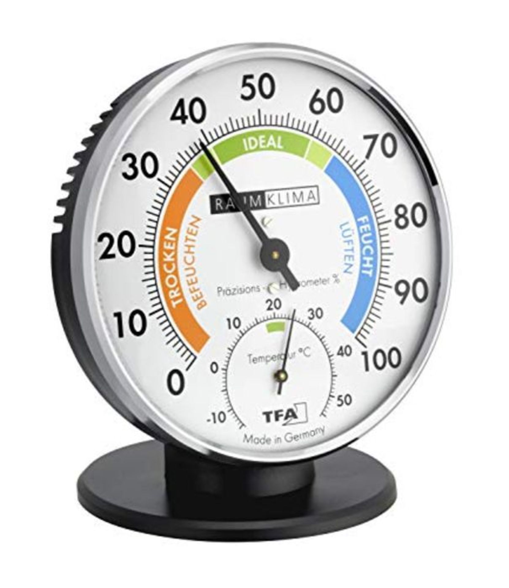 TFA Dostmann PrÃ¤zisions Thermo-Hygrometer,45.2033 , zur Raumklimakontrolle, analog,