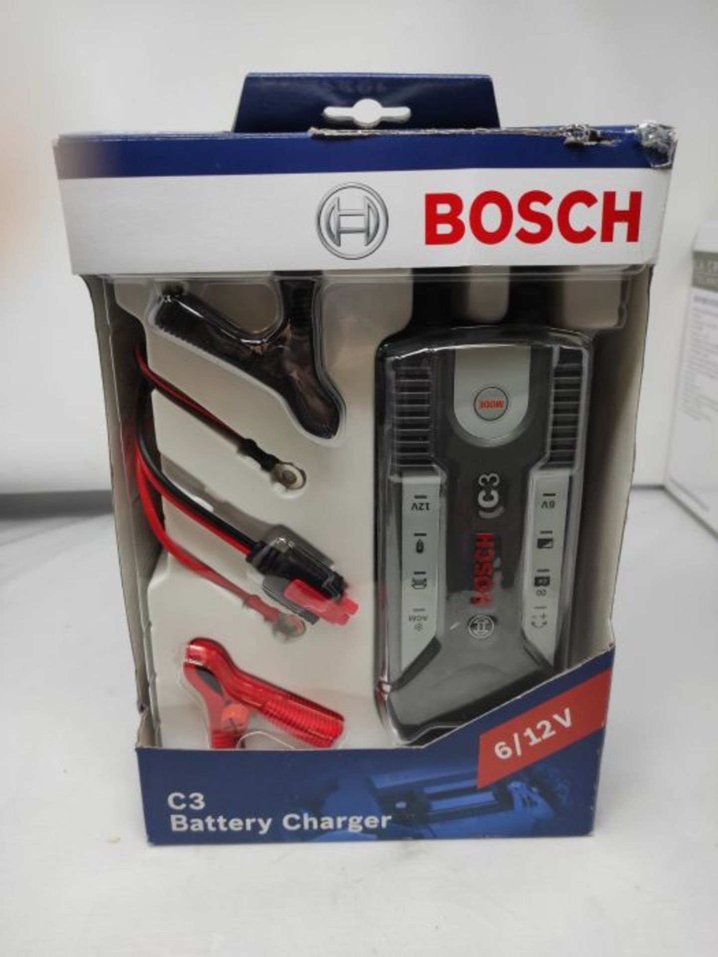 RRP £52.00 Bosch C3 - cargador de baterÃ­as inteligente y automÃ¡tico - 6V/12 V / 3.8 A - par