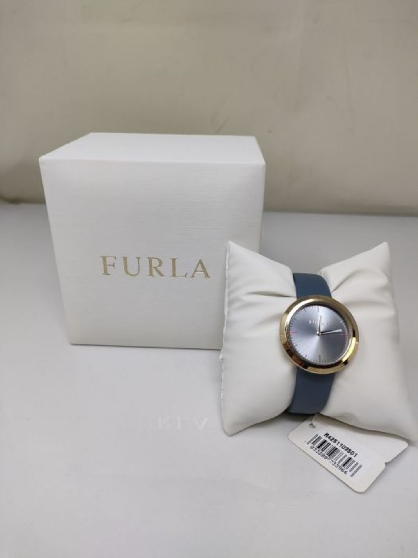 RRP £100.00 FURLA Damen Datum klassisch Quarz Uhr mit Leder Armband R4251103501 - Image 2 of 3