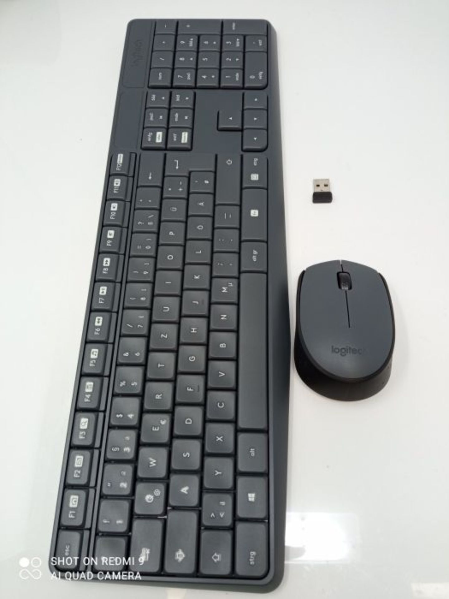 Logitech MK270 Wireless Keyboard and Mouse Combo for Windows, 2.4 GHz Wireless, Compac - Image 2 of 3