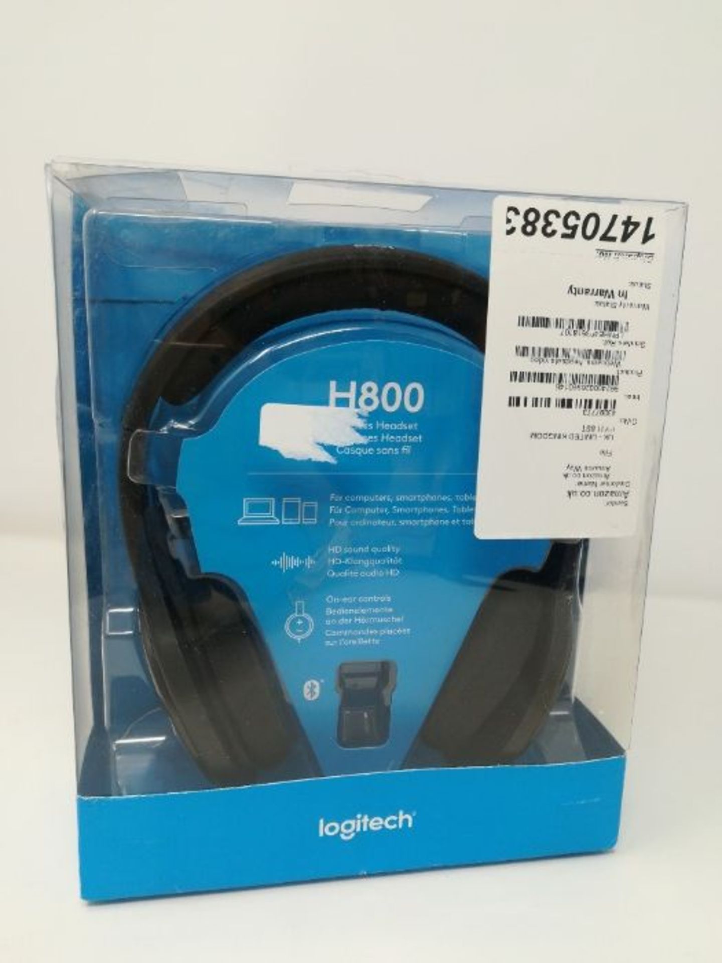 RRP £75.00 Logitech H800 Wireless Bluetooth Headsets, Hi-Definition Stereo Headphones with Noise- - Image 2 of 2