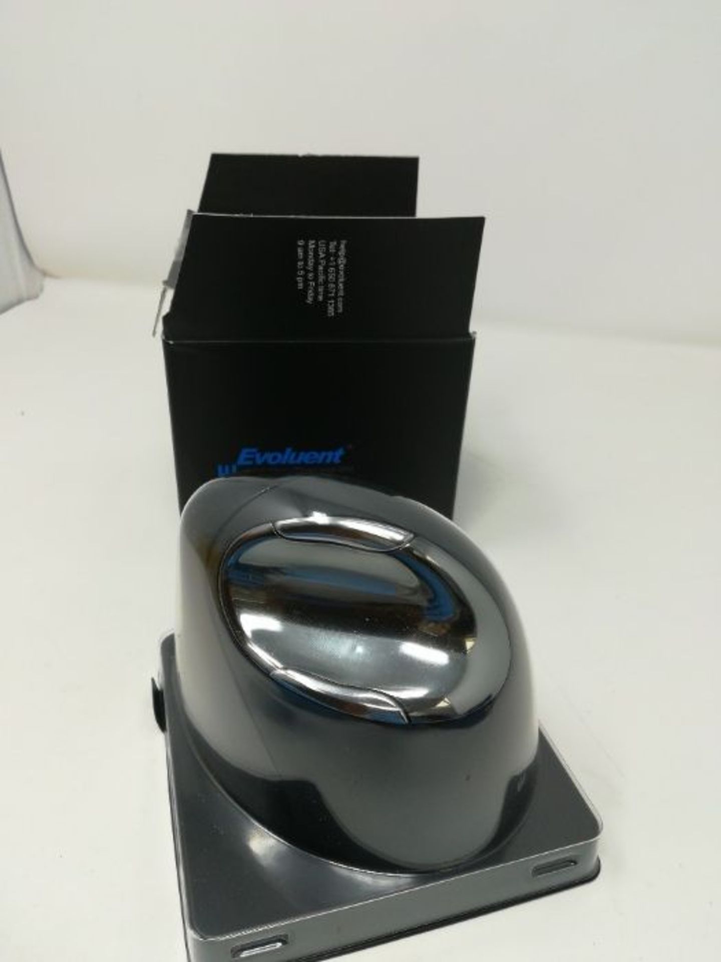 RRP £85.00 Evoluent VMOUS4RBTHY Bluetooth Right Handed Vertical Mouse 4 right mac, Black - Image 2 of 2