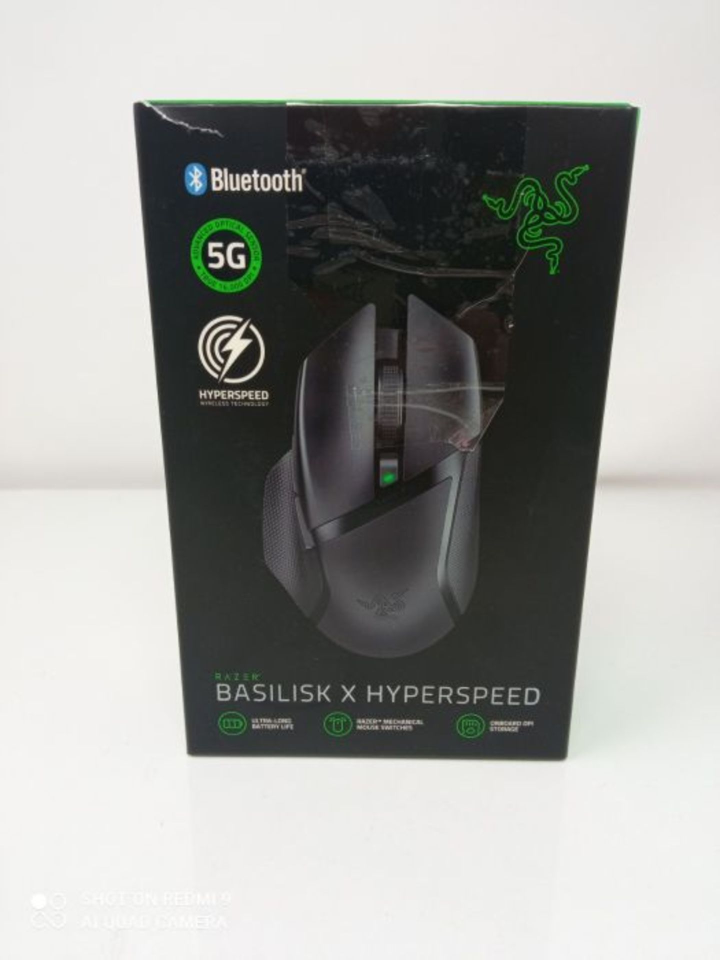 Razer Basilisk X Hyperspeed - Kabellose Gaming Maus mit bis zu 450 Stunden Akku fÃ¼r - Image 2 of 3