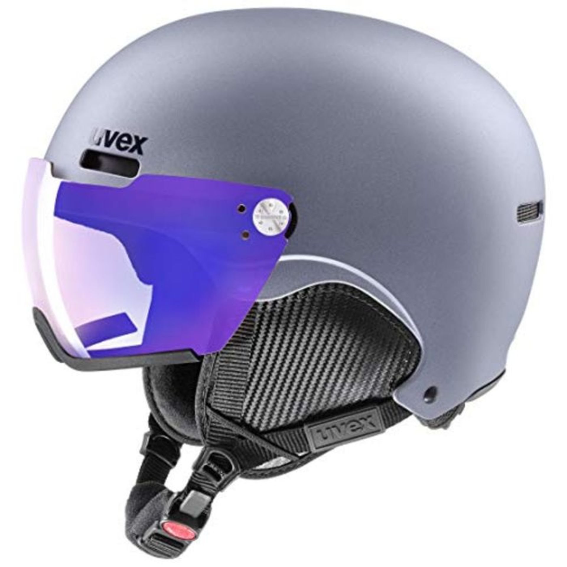 RRP £250.00 uvex Unisex - Erwachsene, hlmt 500 visor V Skihelm, strato met mat, 59-62 cm