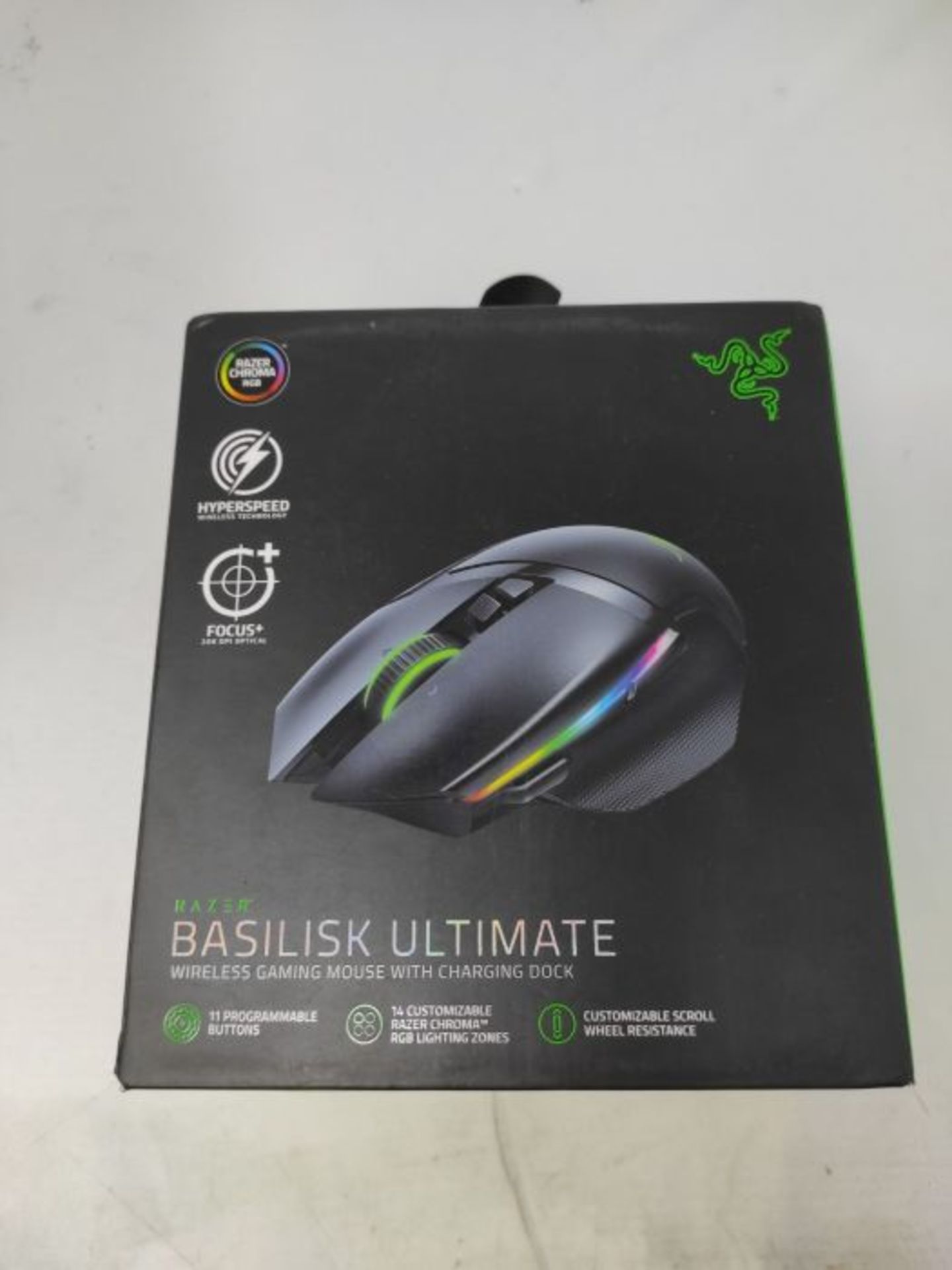 RRP £140.00 Razer Basilisk Ultimate with Charging Station - Wireless Gaming Mouse (11 Programmable - Image 2 of 3
