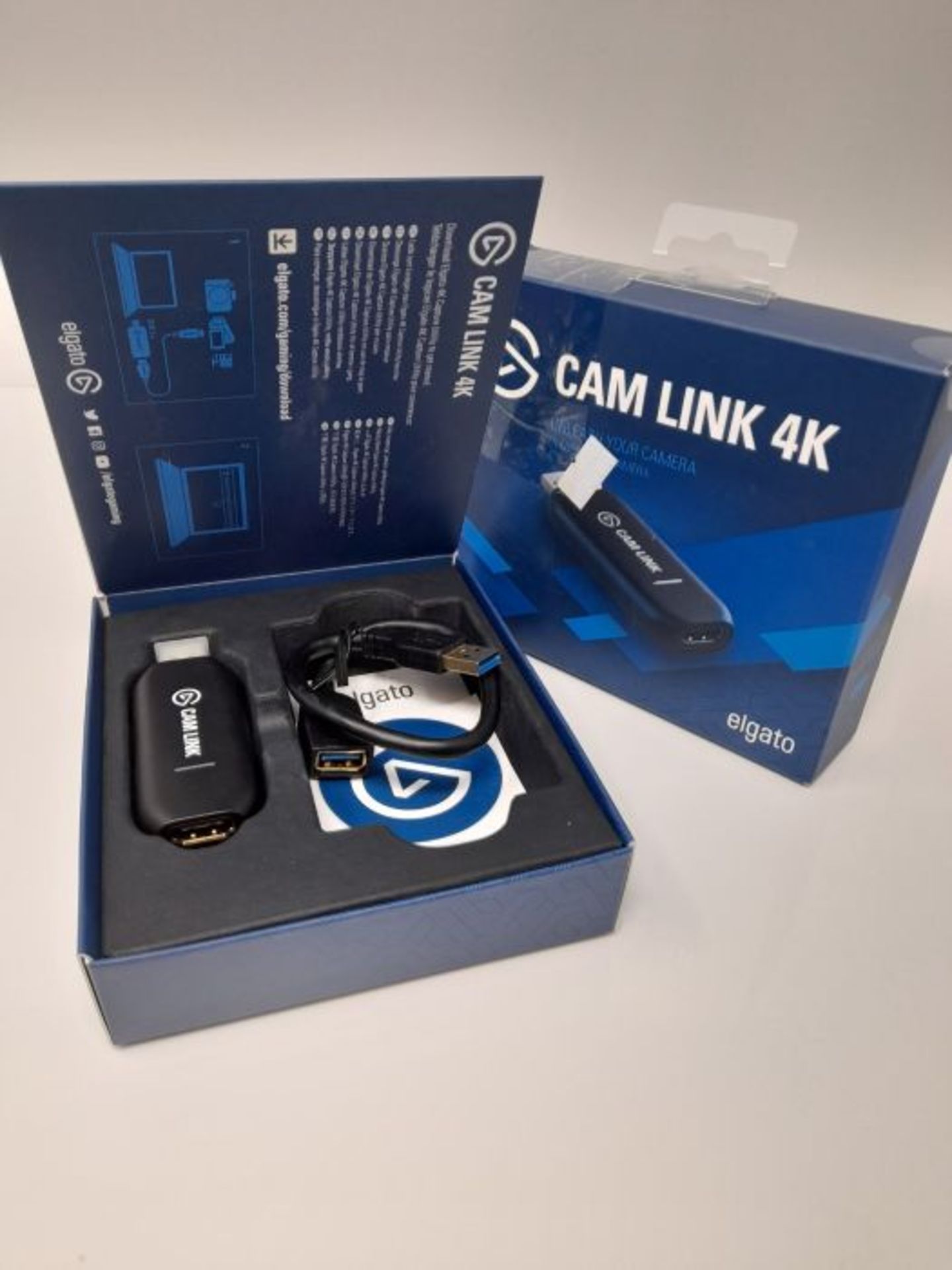 RRP £119.00 Elgato Cam Link 4K, External Camera Capture Card, Stream and Record with DSLR, Camcord - Image 3 of 3